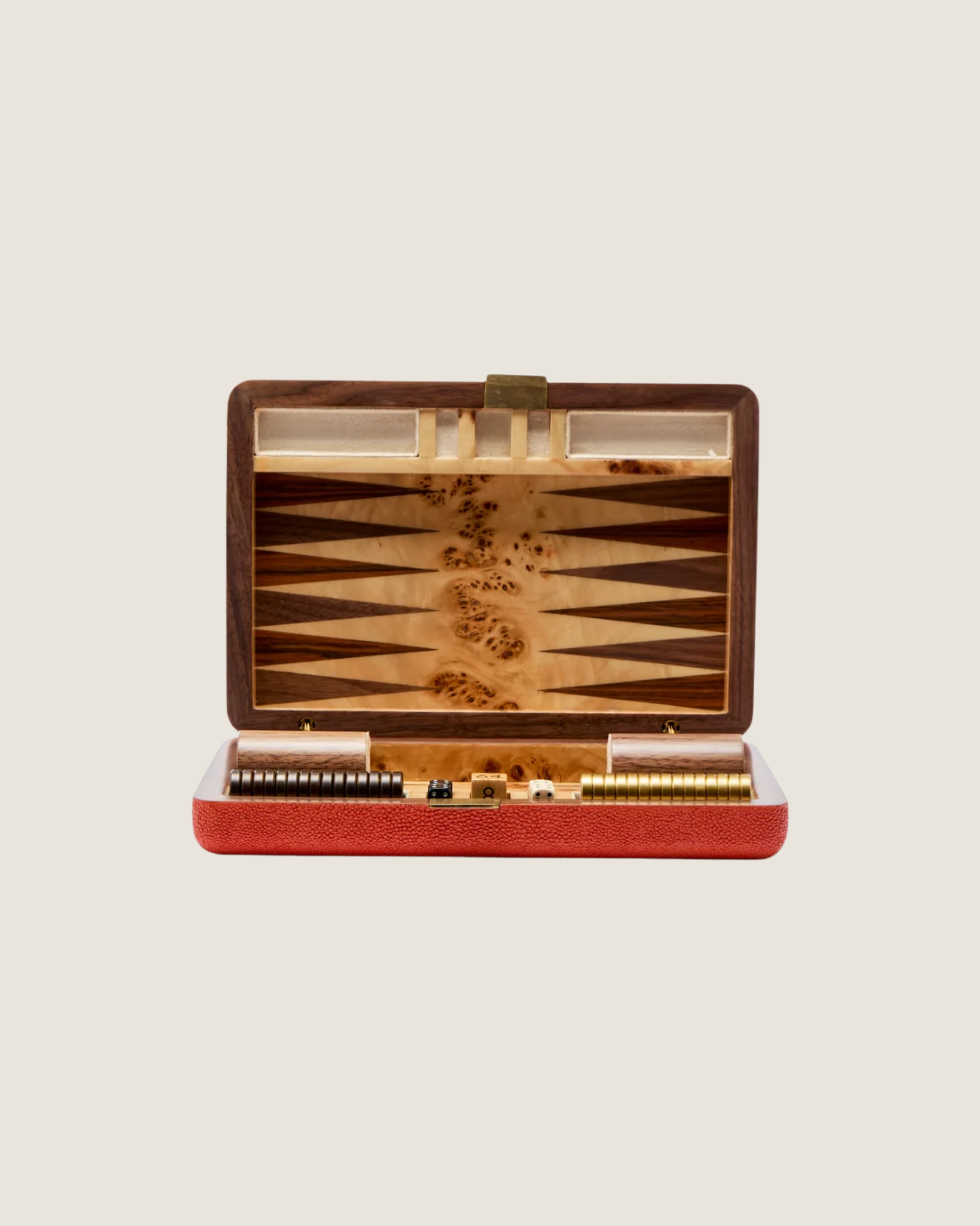 Shagreen Travel Backgammon Set | $520