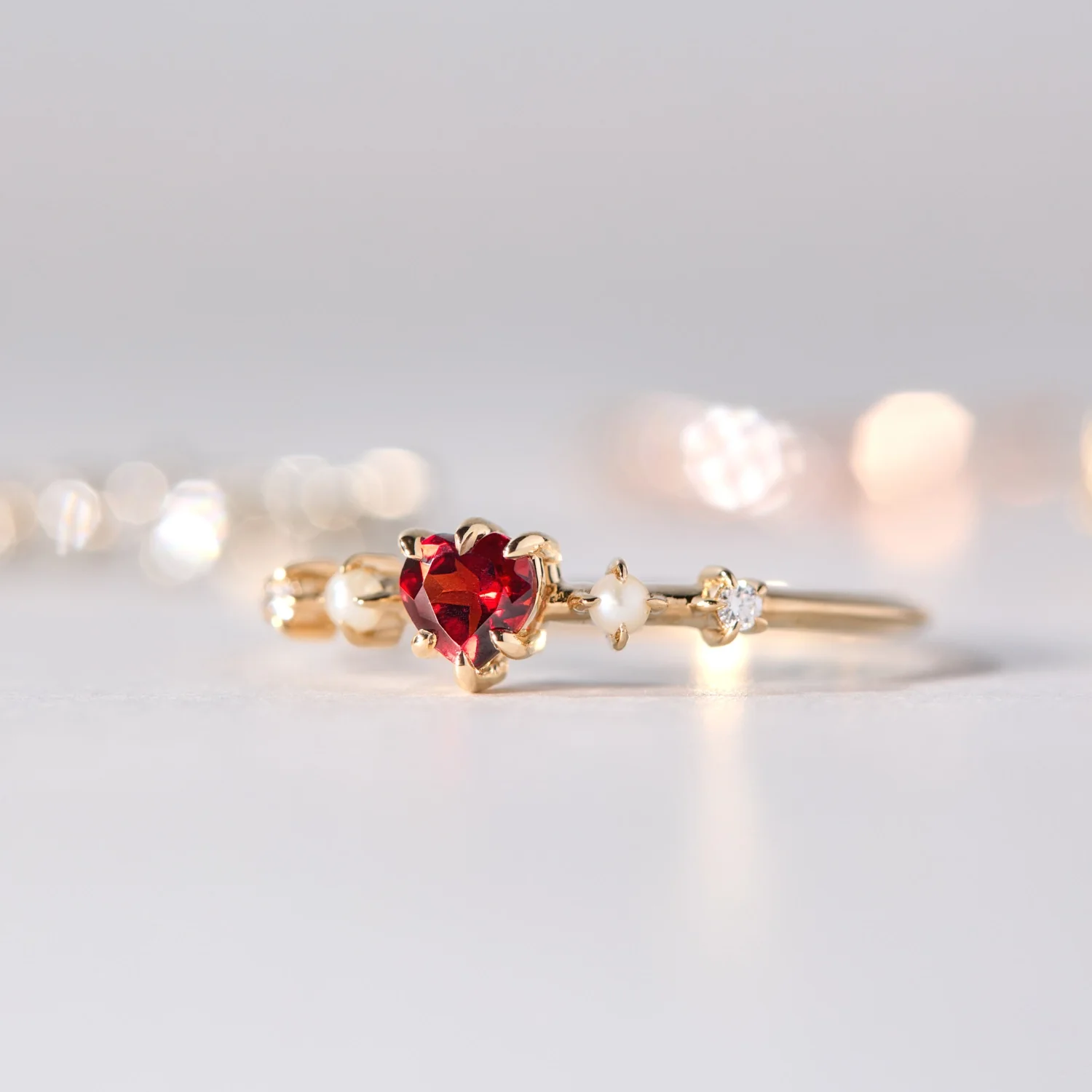 Great Heart Garnet Ring | $498