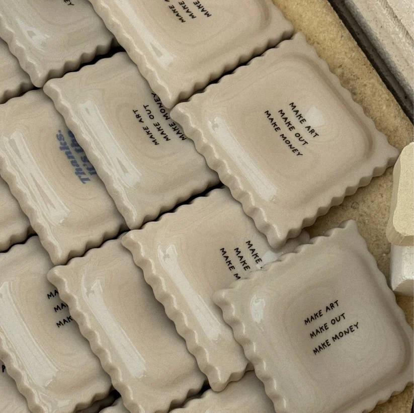 Ceramic Ravioli Spoon Rest | $32