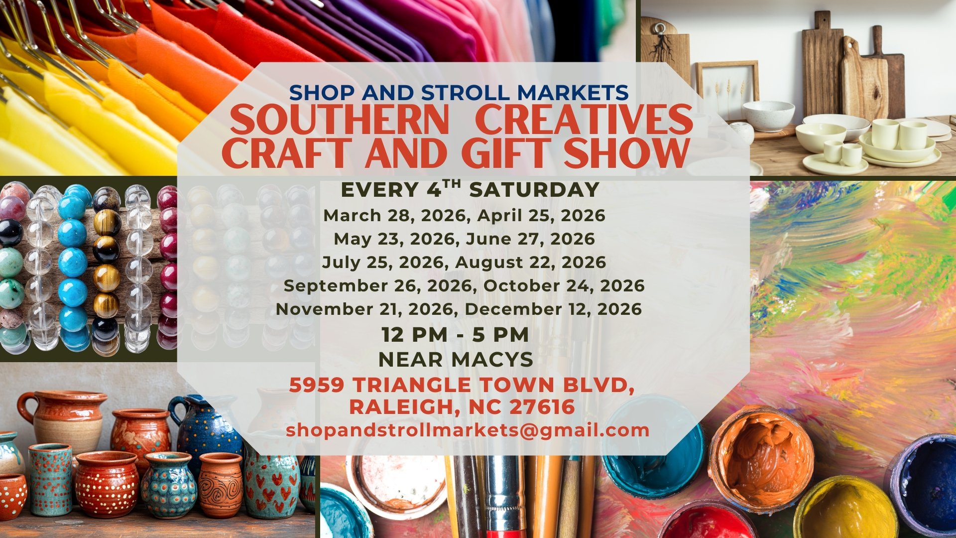 Triangle Town Center - Southern Creatives Gift and Craft Show