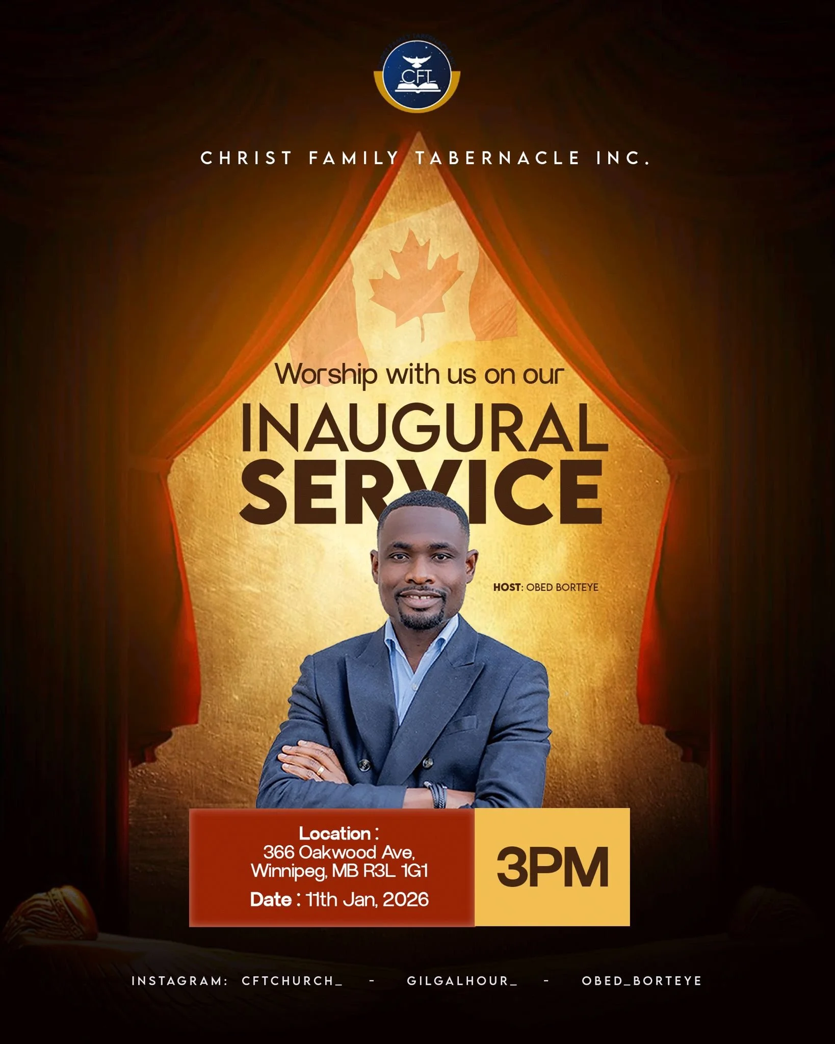 CFT Inaugural Sunday Service