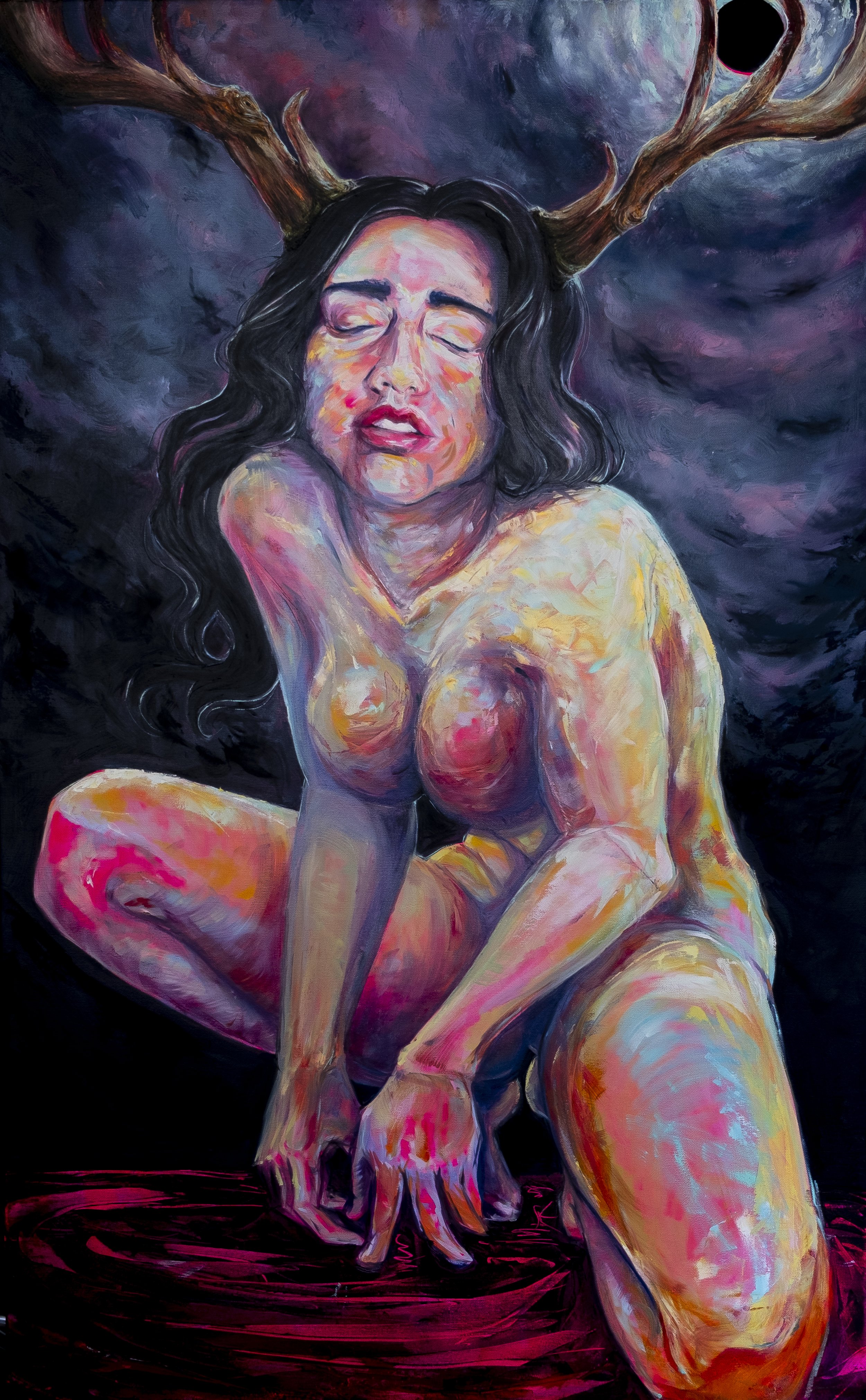 “Burn your Village” 

30” x 48”
Oil on canvas, 2024