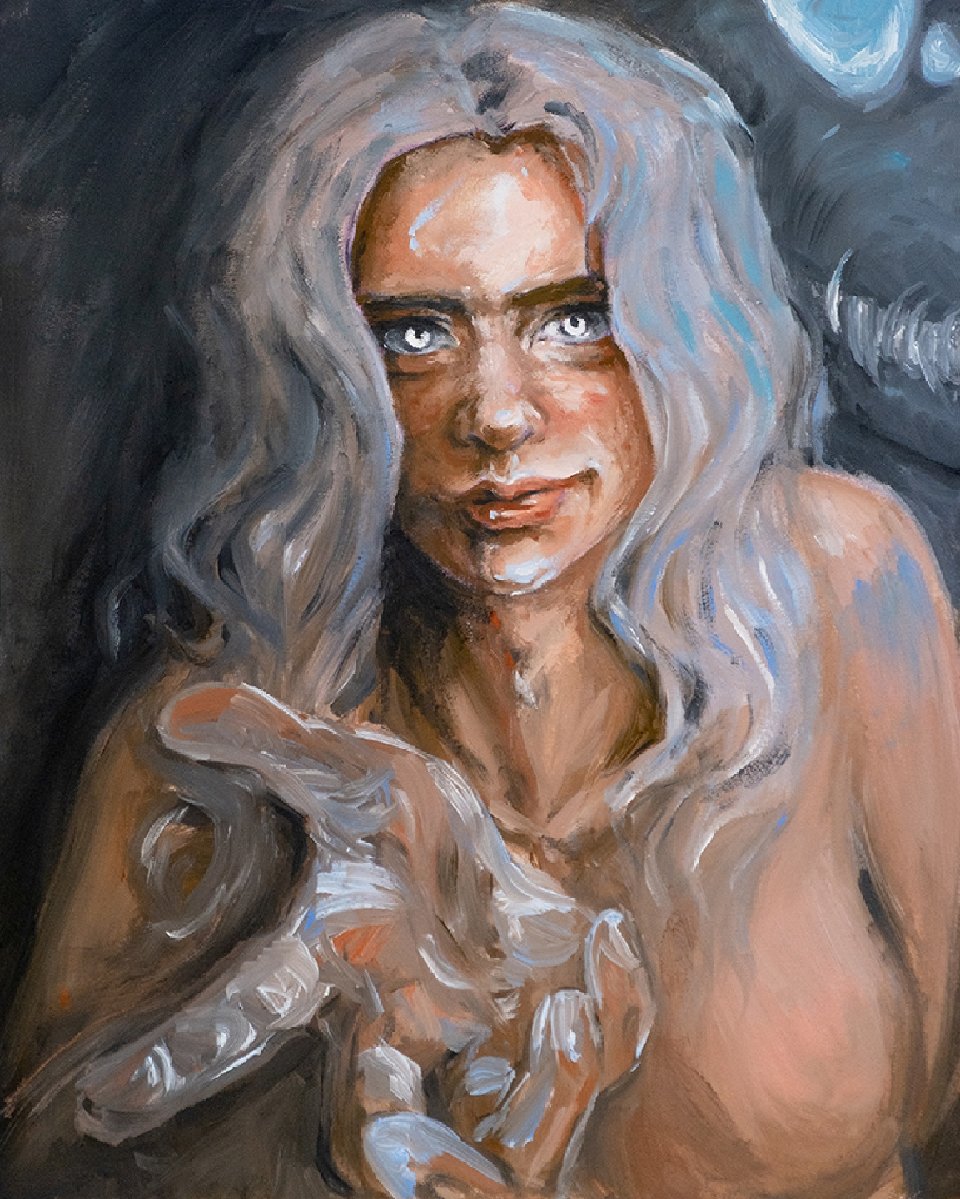 "Scylla"

Gamblin oil on PVA primed Canson paper
9x12"