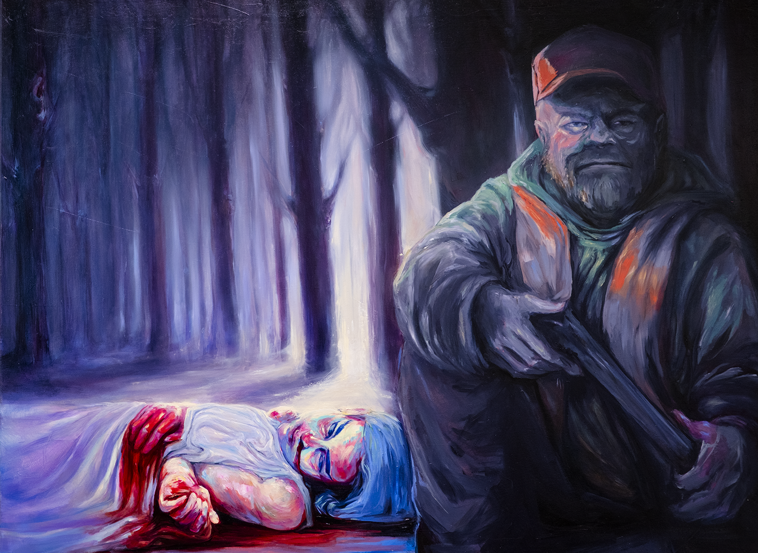 "The Hunted"

30". x 40" 
Oil on Canvas, 2025