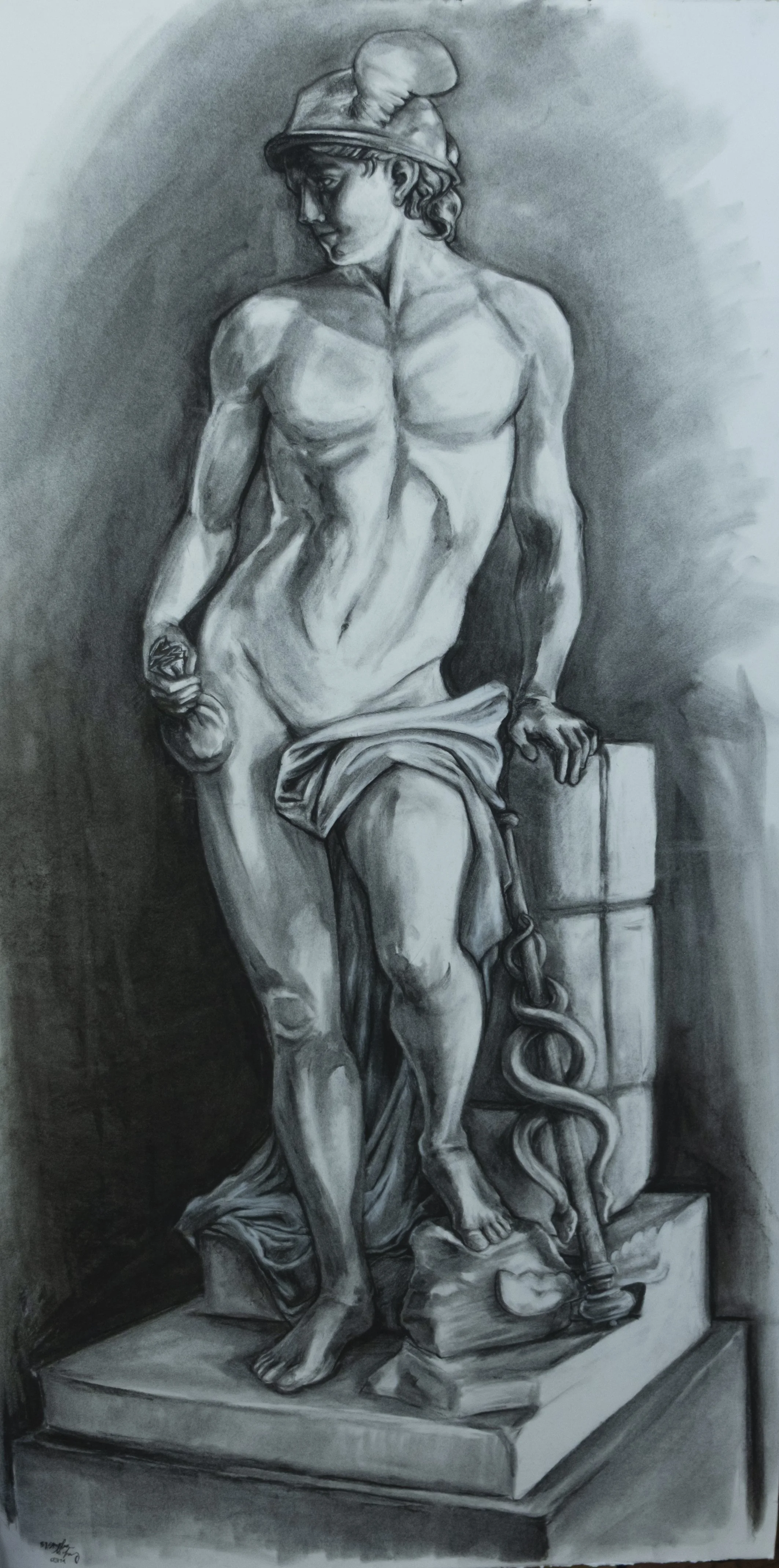 Charcoal on Legion paper