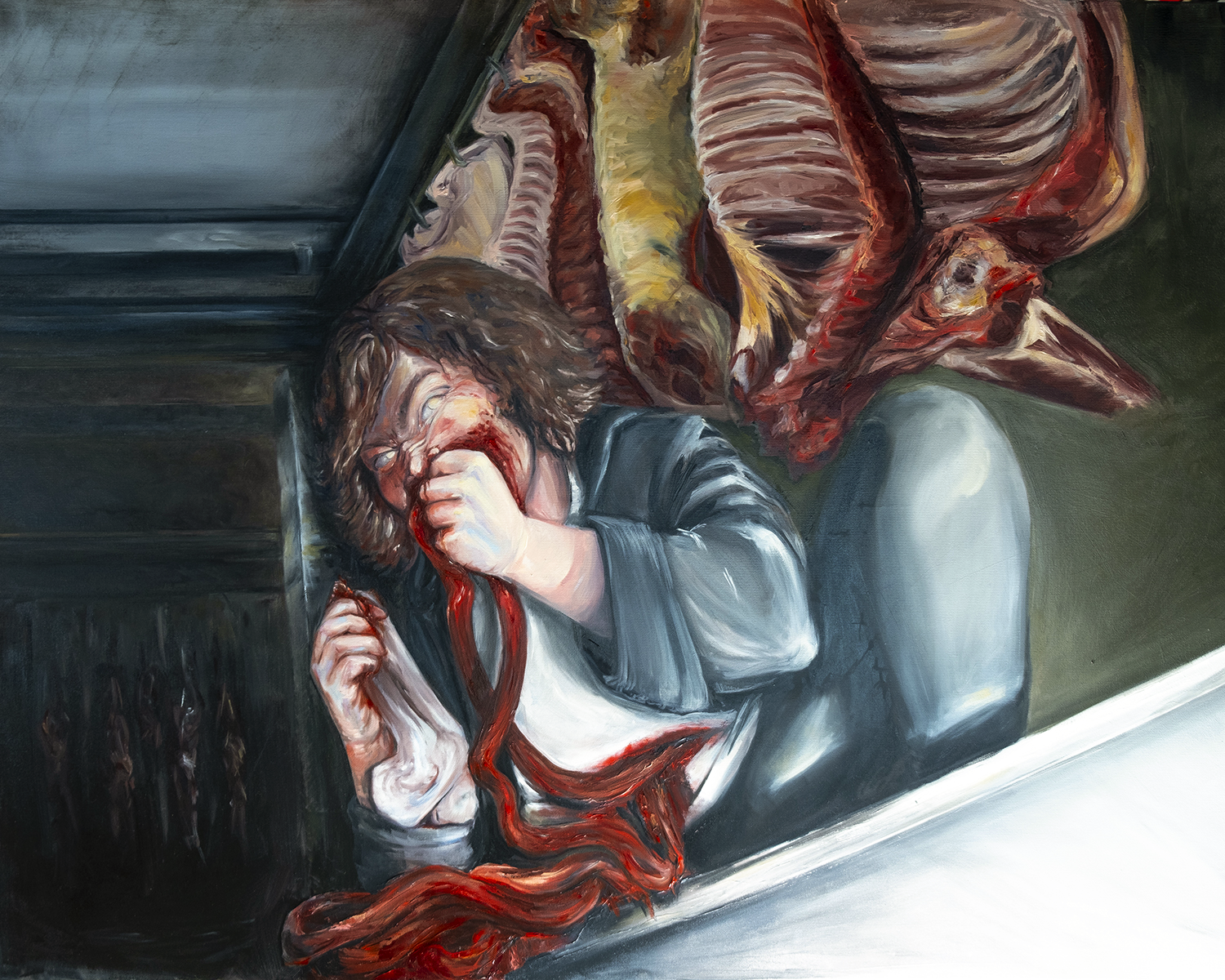 "The Flesh" 

36" x 48" 
Oil on Canvas 