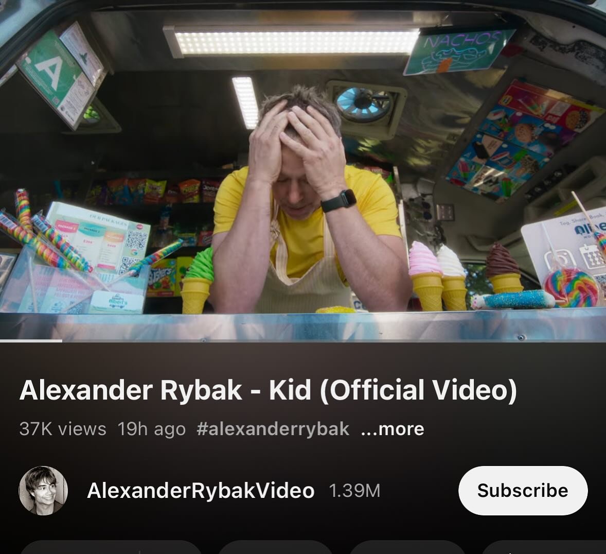 My cameo in Alexander Rybak&rsquo;s new video. Check it out on YouTube! Such a fun day, getting pummeled by water balloons :)