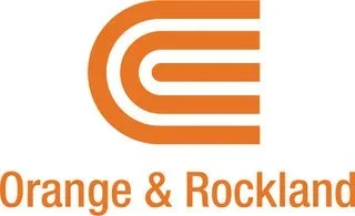 Logo with stylized orange letter 'E' and text 'Orange & Rockland'.