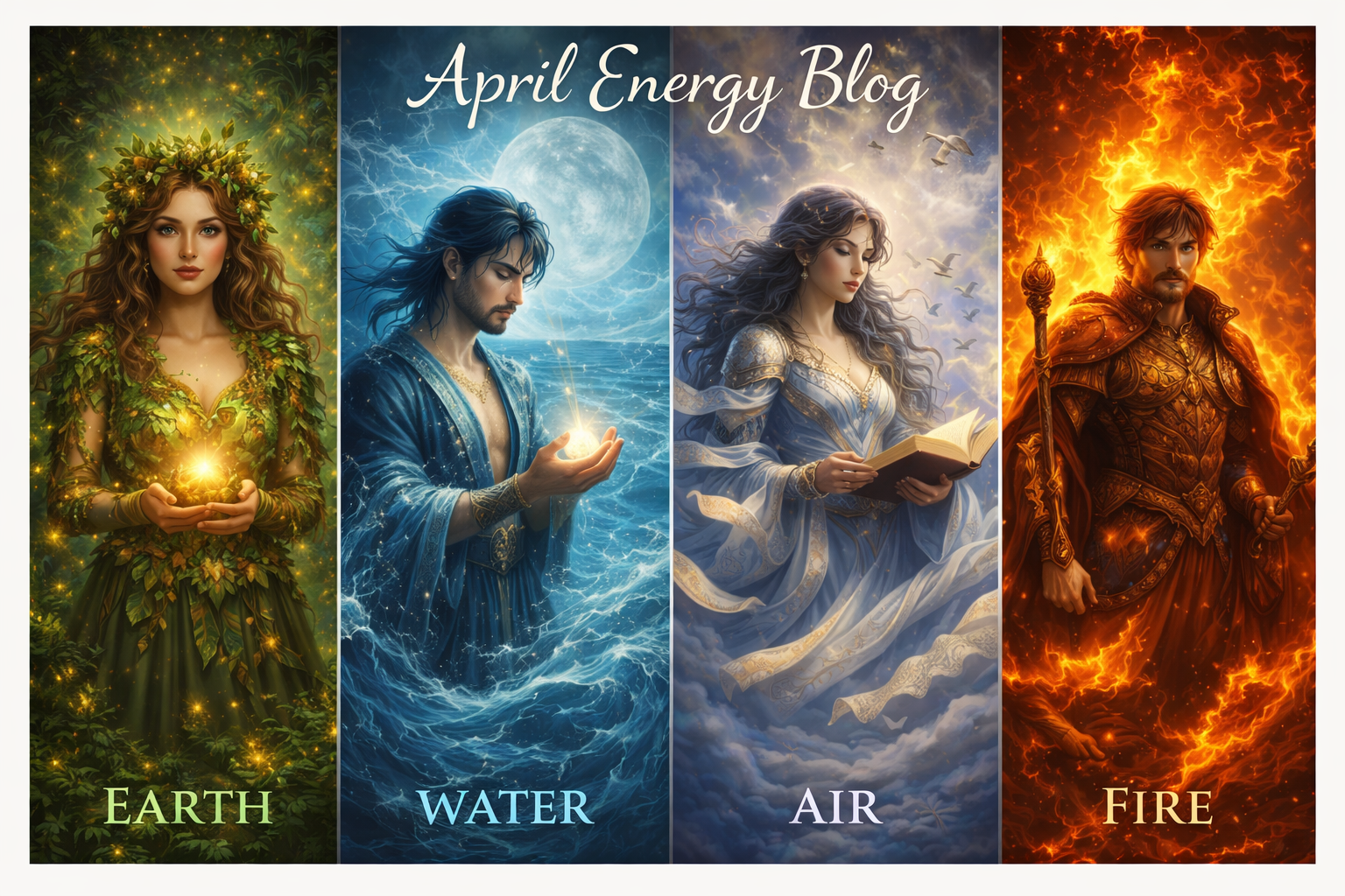 April 2026 Tarot Energy Reading by Element
