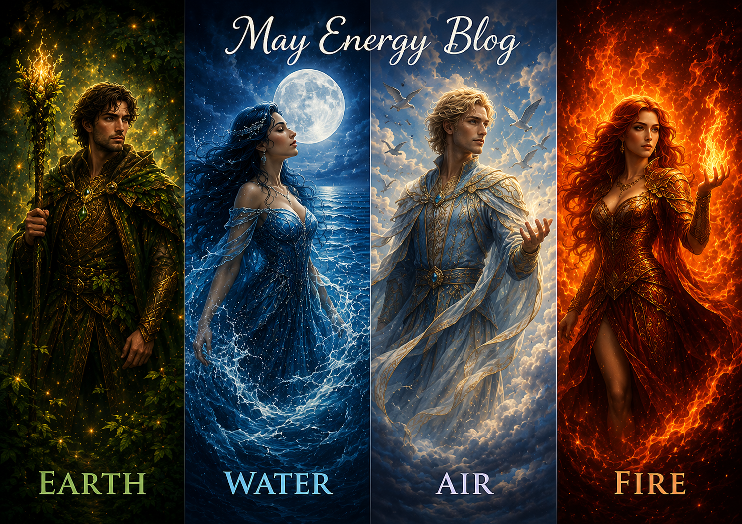May 2026 Tarot Energy Reading by Element