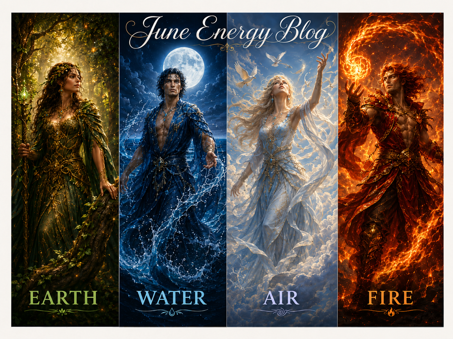 June 2026 Tarot Energy Reading by Element