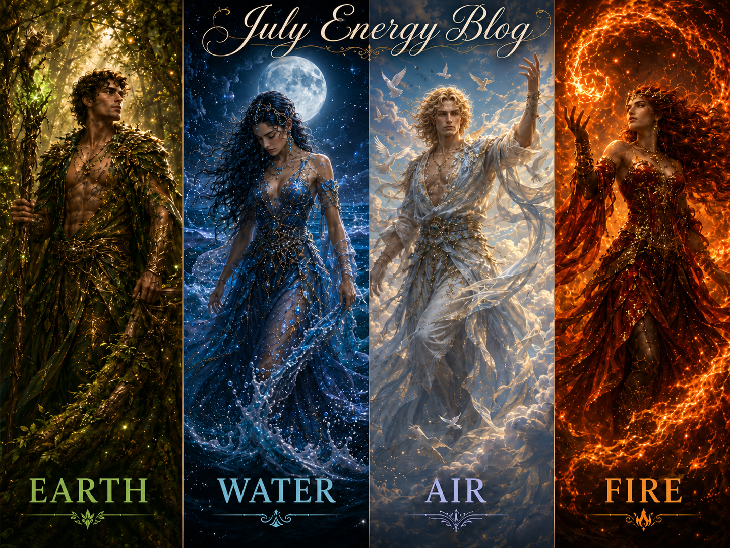 July 2026 Tarot Energy Reading by Element