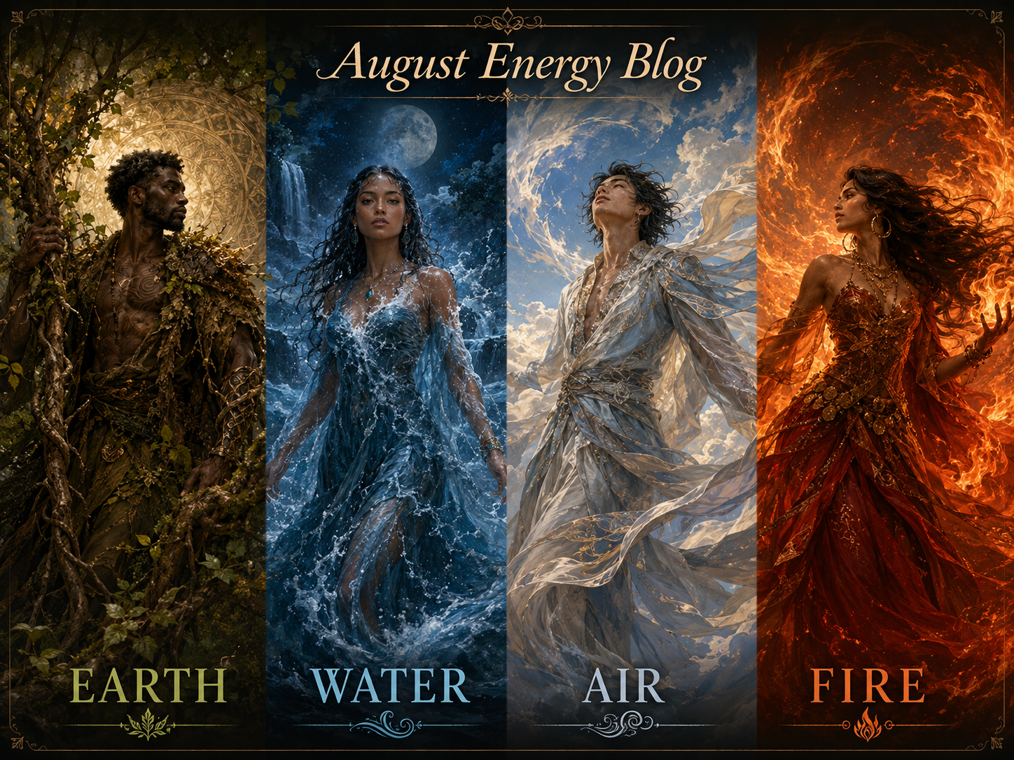 August 2026 Tarot Energy Reading by Element