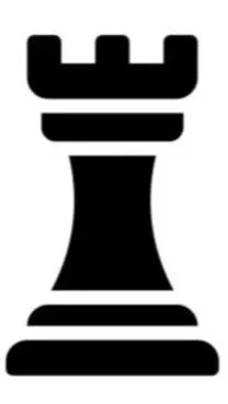 Rook chess piece icon