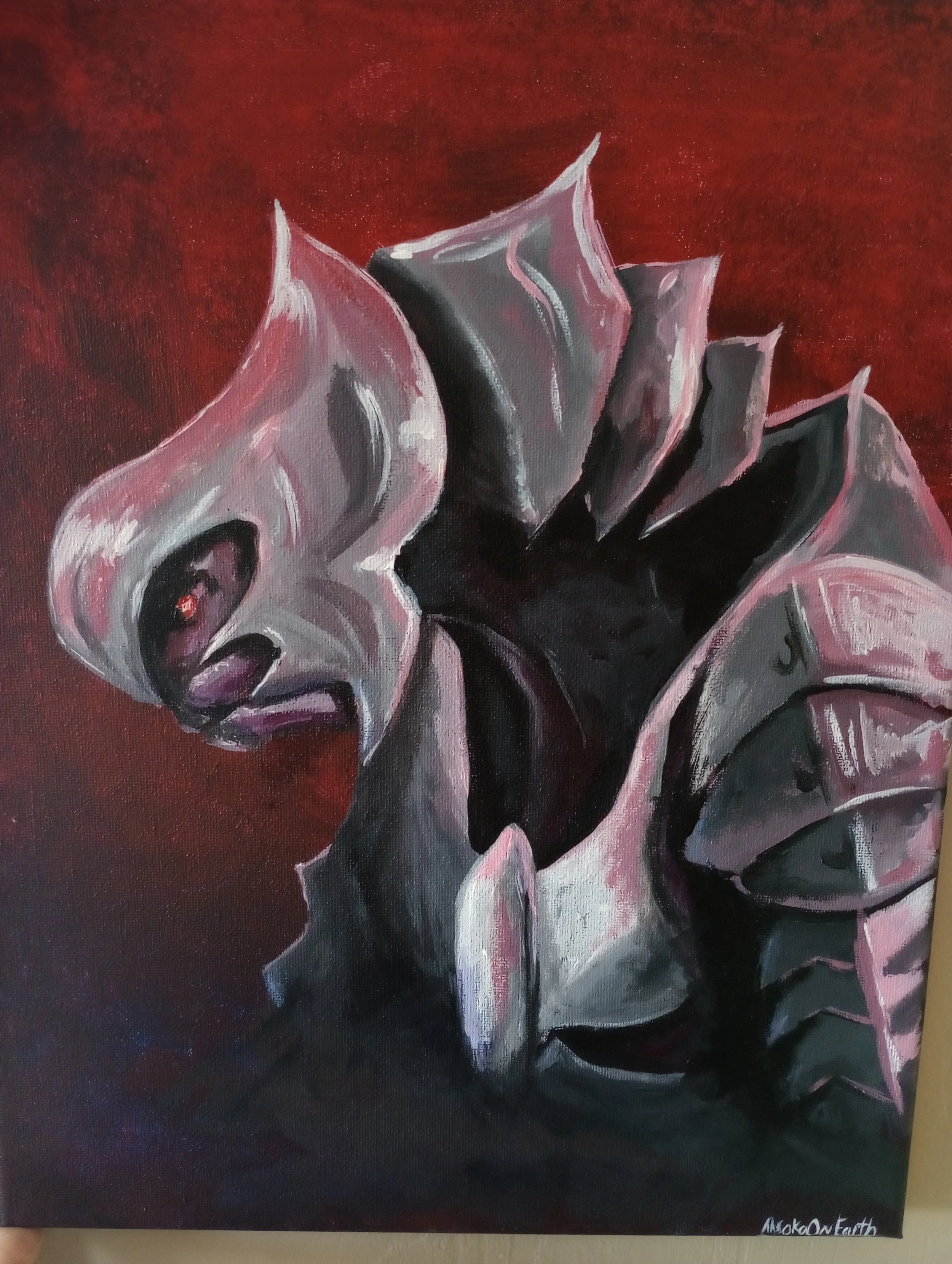 Halo The Arbiter | Acrylic Painting | 11" x 14" Canvas