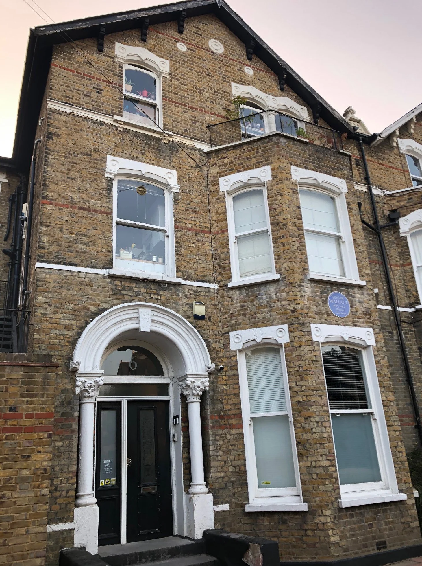 Front of Victorian house in Brockley