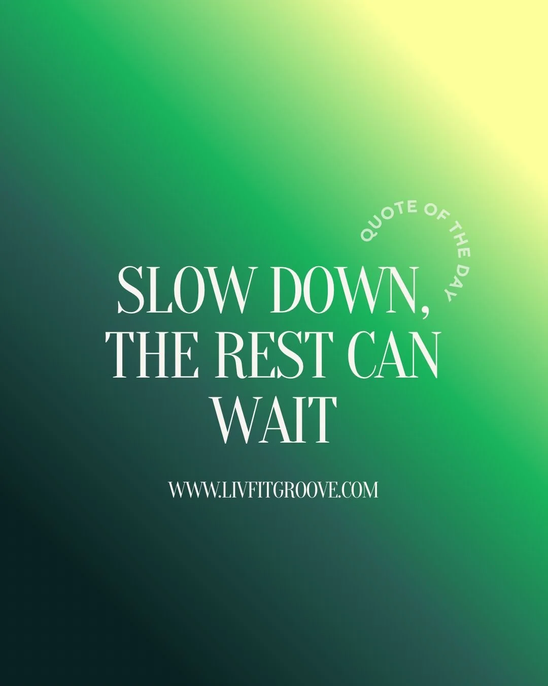 A reminder as you reset for the week:
Rest is productive.

Alignment means knowing when to move and when to pause.
Save your energy &mdash; we&rsquo;ll dance again soon.