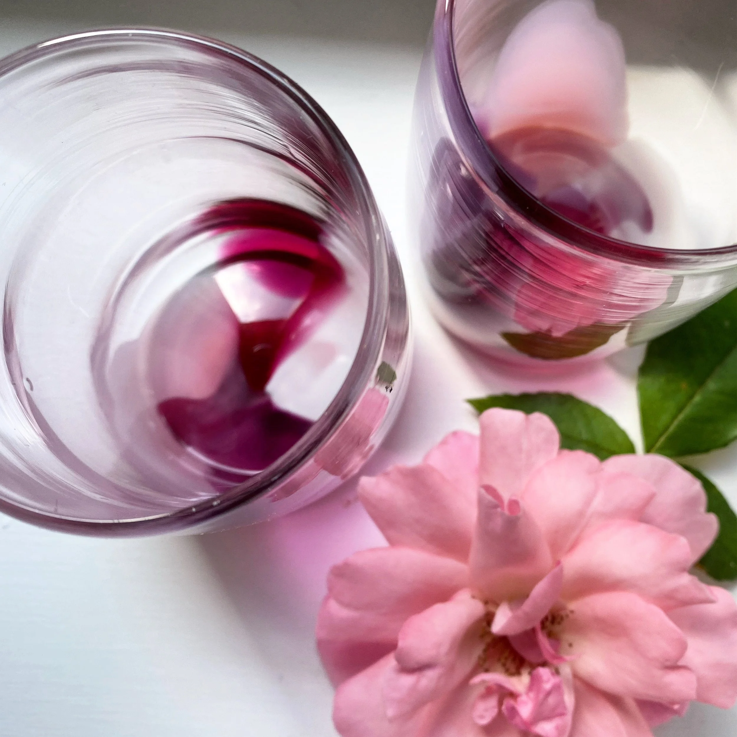 A close-up view of a pink  colour pop cup