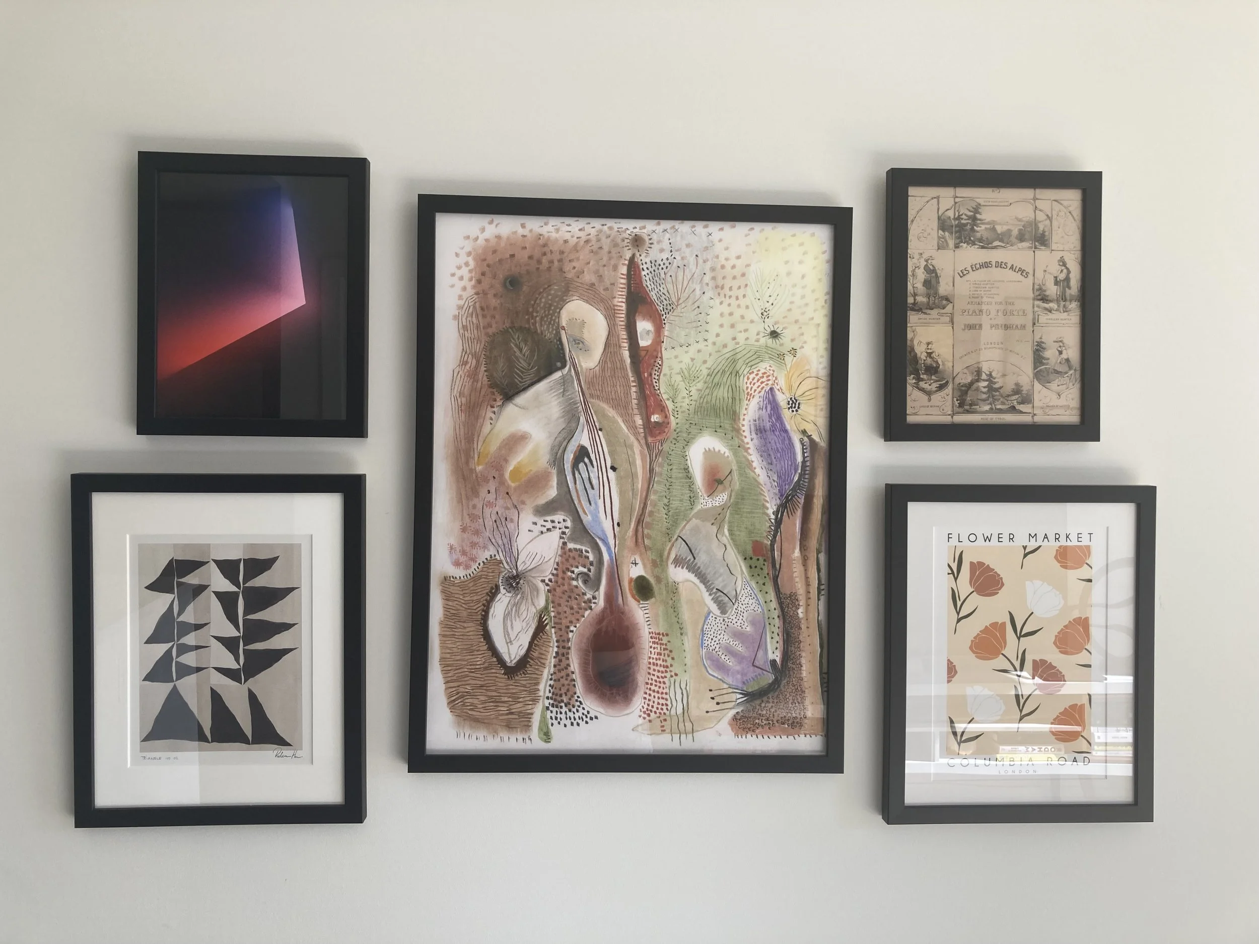 A client's salon wall