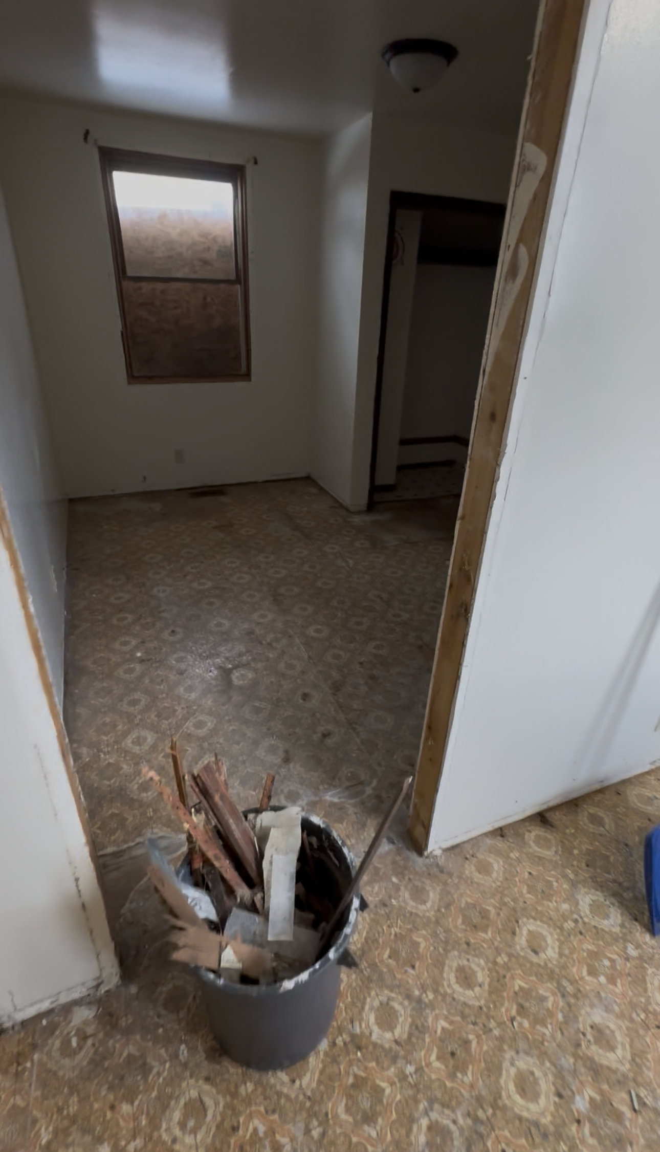 Bedroom & Doorway — before renovation in Woodstock, Illinois