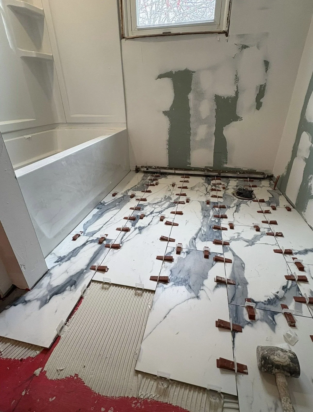 Custom bathroom renovation completed in Algonquin Illinois