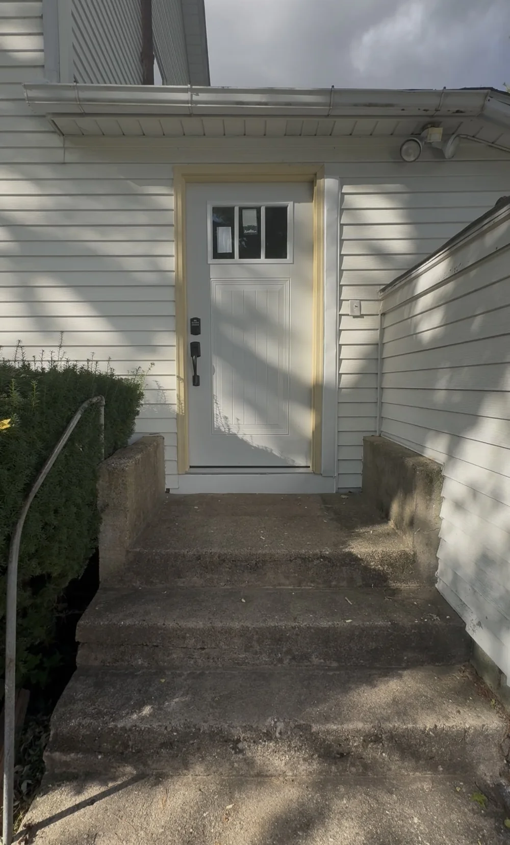 After photo of the completed exterior door installation in Crystal Lake Illinois
