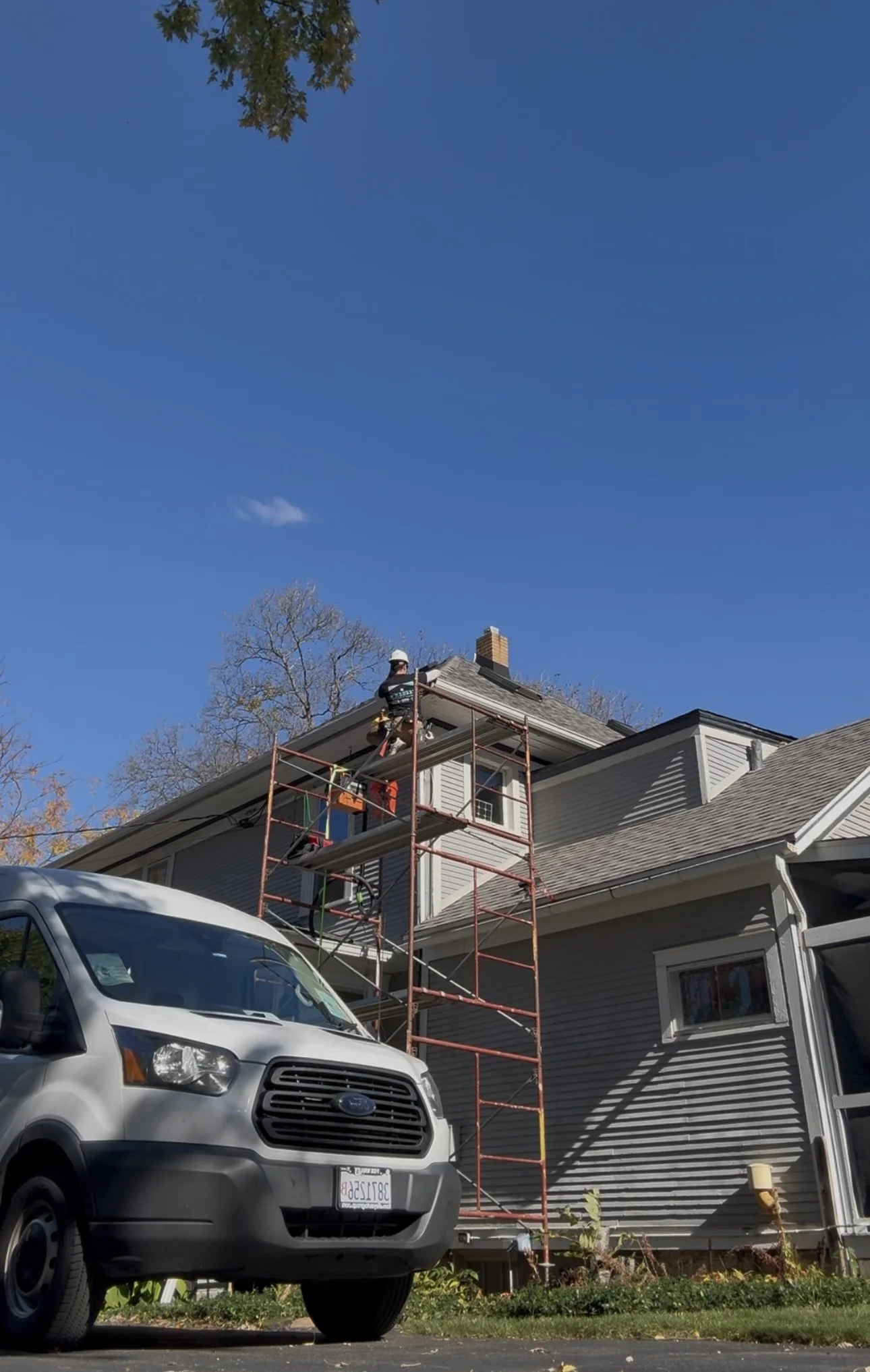 Exterior roofing project in Crystal Lake Illinois