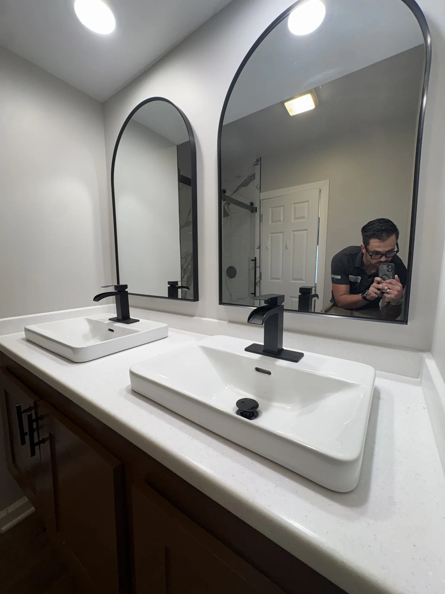 Residential bathroom remodeling project completed in Cary Illinois