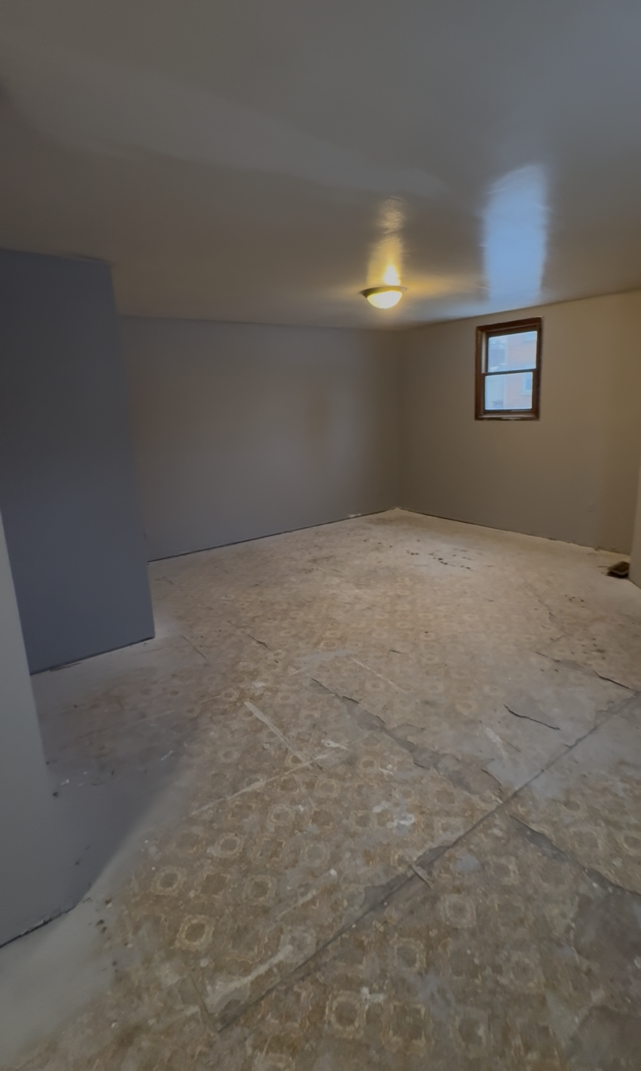 Living Space — Another View — during renovation in Woodstock, Illinois