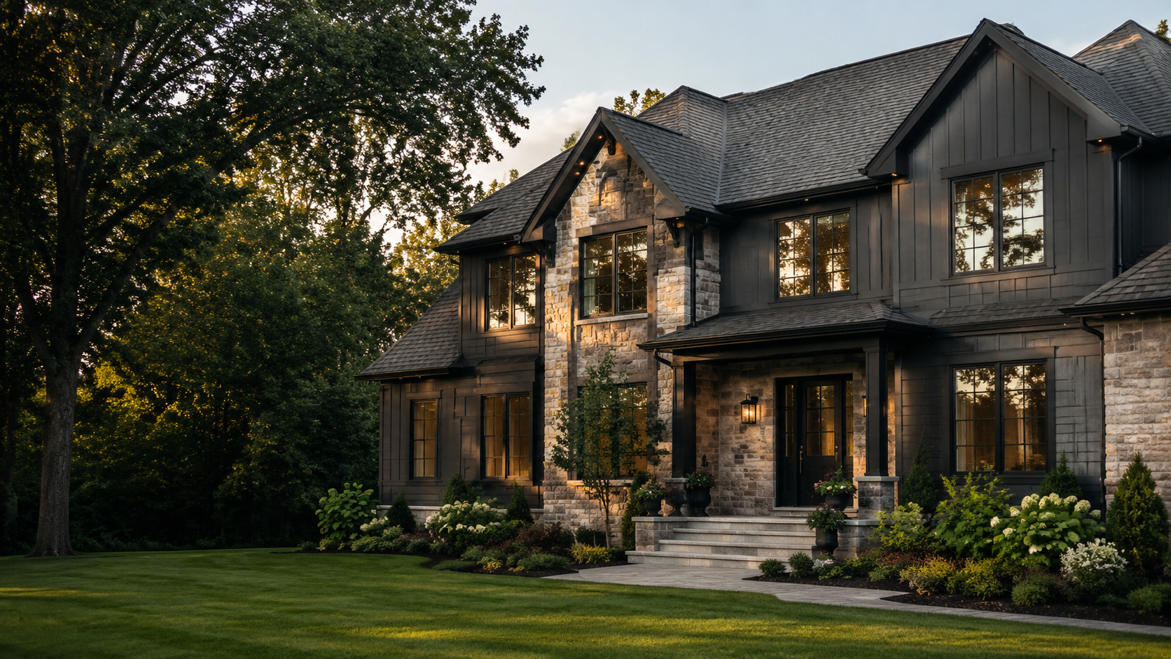 Luxury home remodeling and exterior renovation in Crystal Lake, Illinois