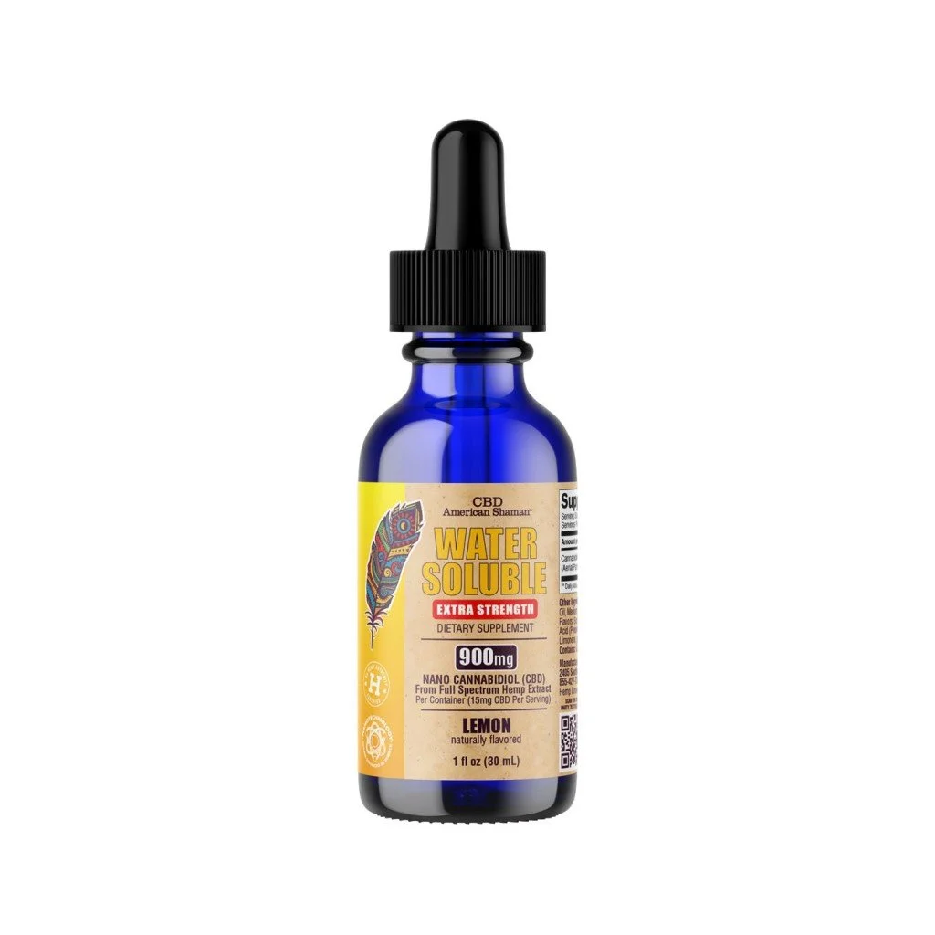 American Shaman-CBD Water Soluble Extra Strength(Lemon)/30mL/900MG