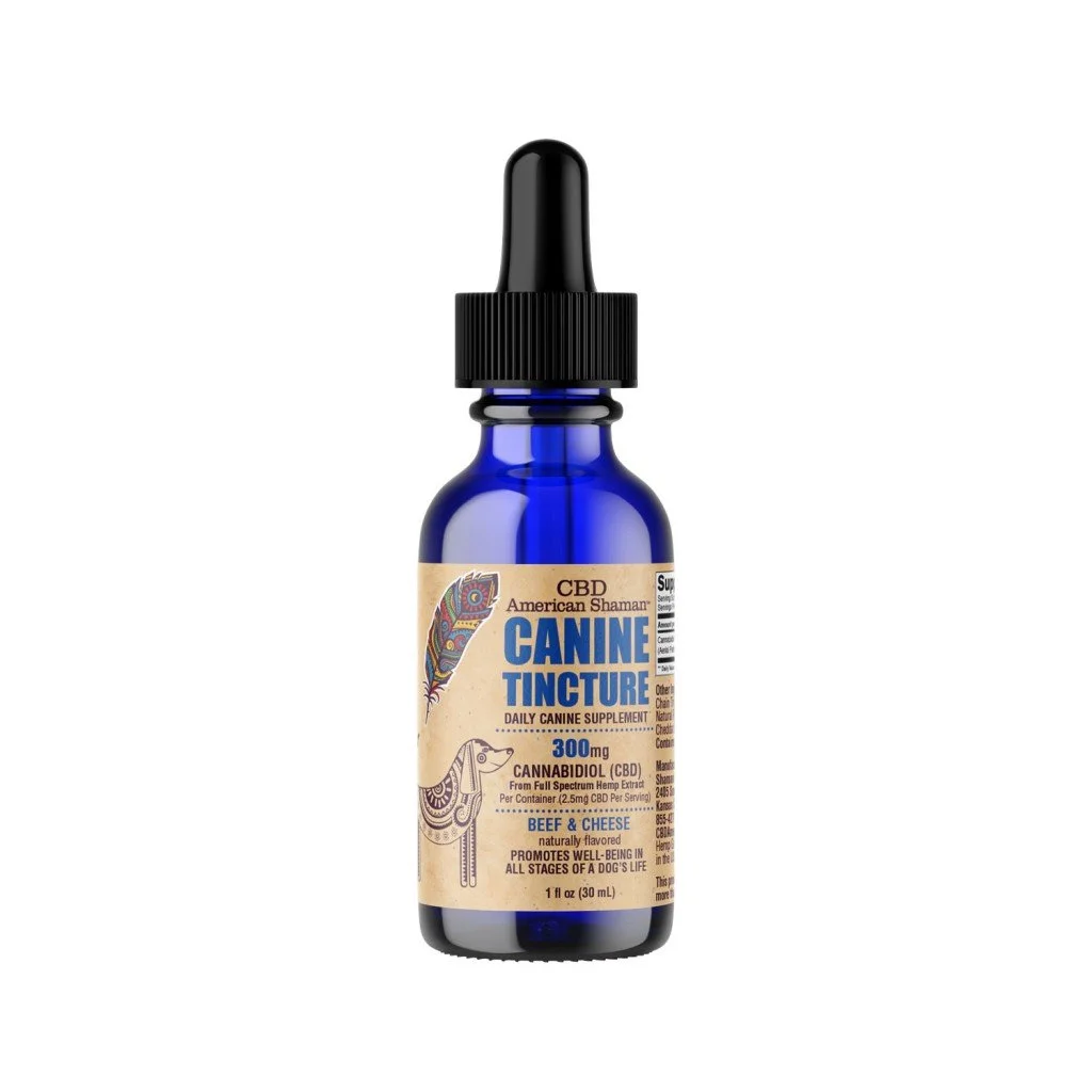 American Shaman-CBD Oil Dog Tincture(Beef&Cheese)-30mL/300MG