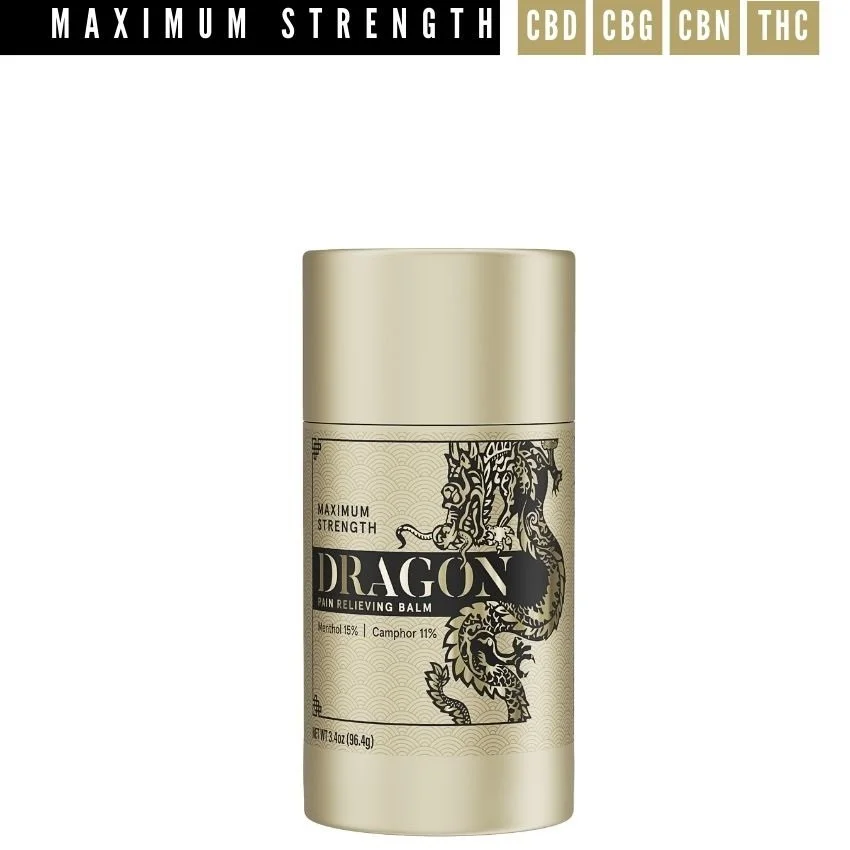 Dragon Balm - Max Strength(Gold) RollOn - 1000MG(CBD)/75MG(CBN)/75MG(CBG)