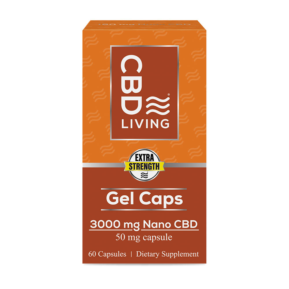 CBD Living! Gel Capsules 3000MG - 60CT