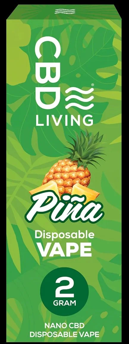 CBD Living - 2G PinaColada Disposable Vape