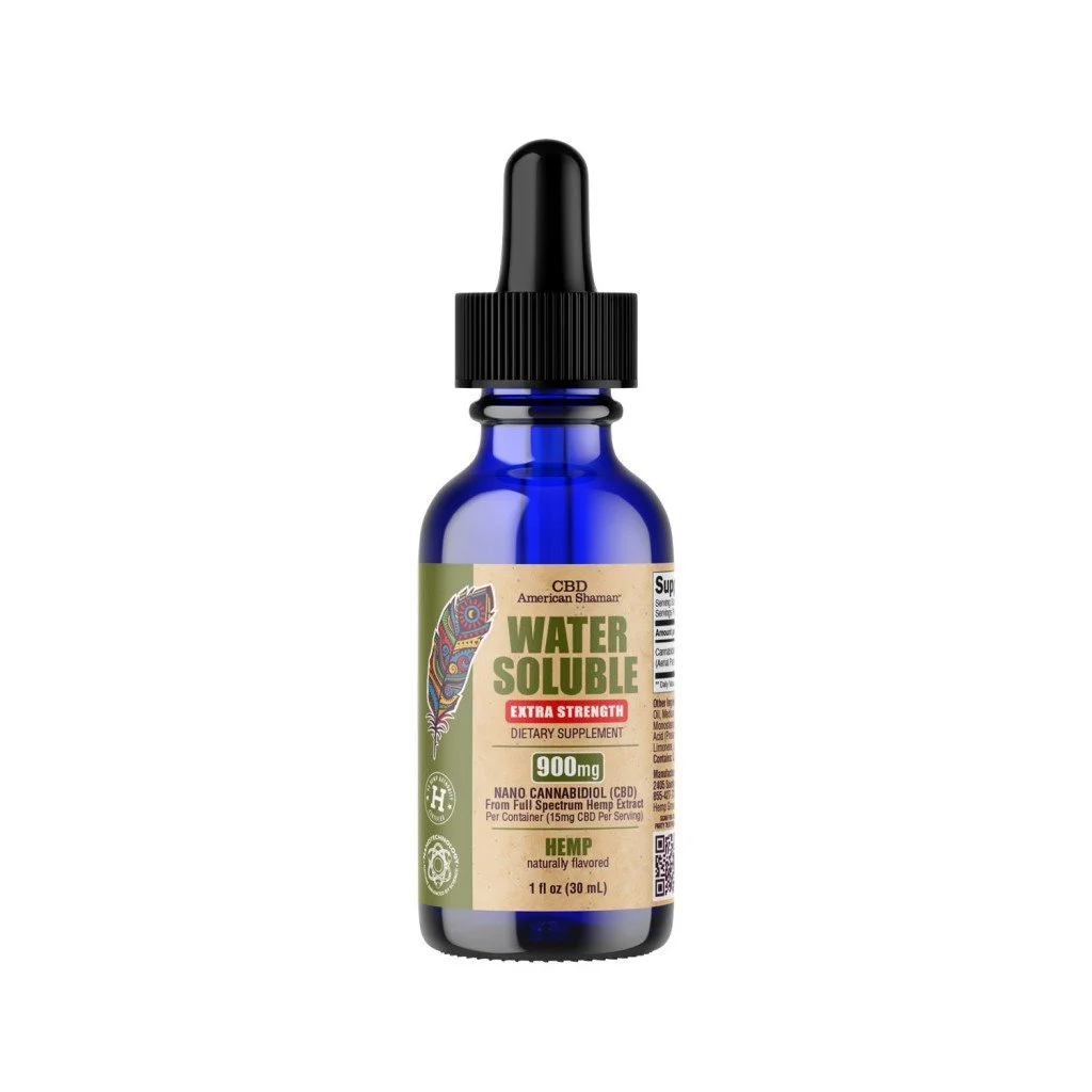 American Shaman-CBD Water Soluble Extra Strength(Natural)/30mL/900MG