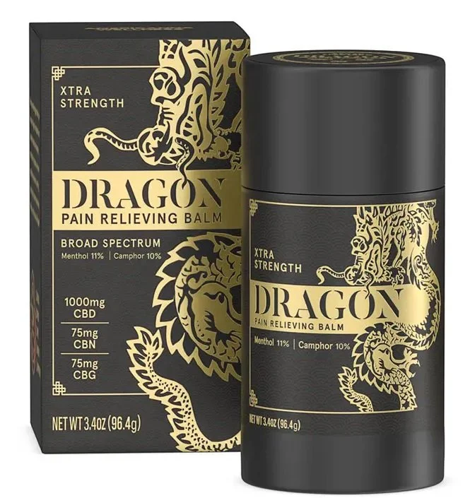 Dragon Balm - X-tra Strength(Black) RollOn -1000MG(CBD)/75MG(CBN)/75MG(CBG)