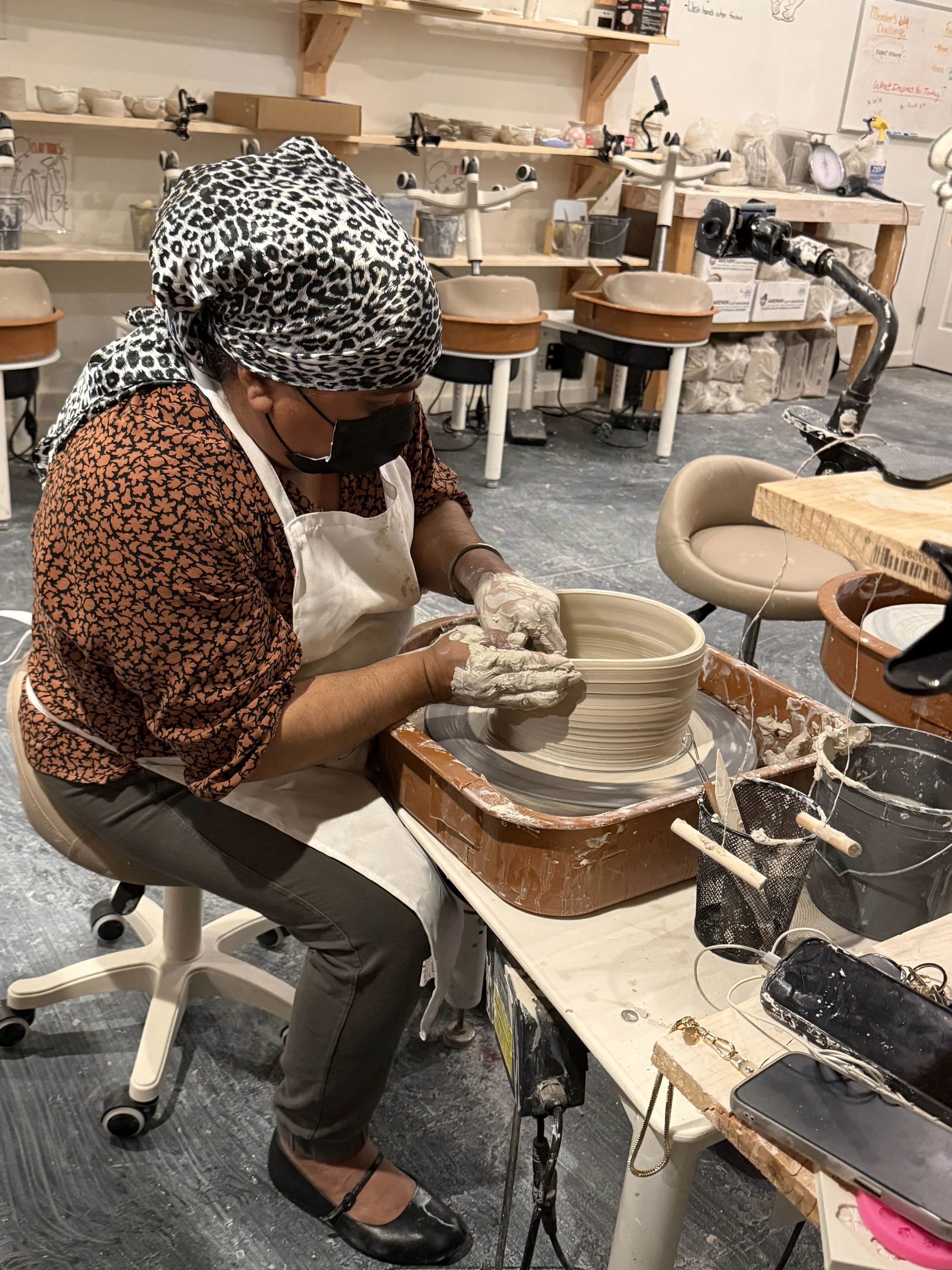 One time Potters Wheel Class