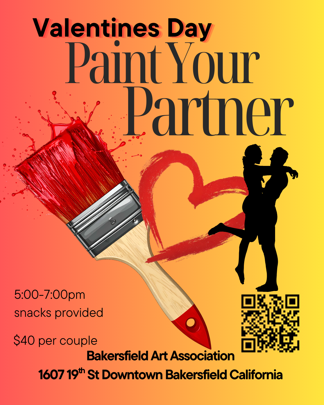 Paint your partner at the Bakersfield Art Association