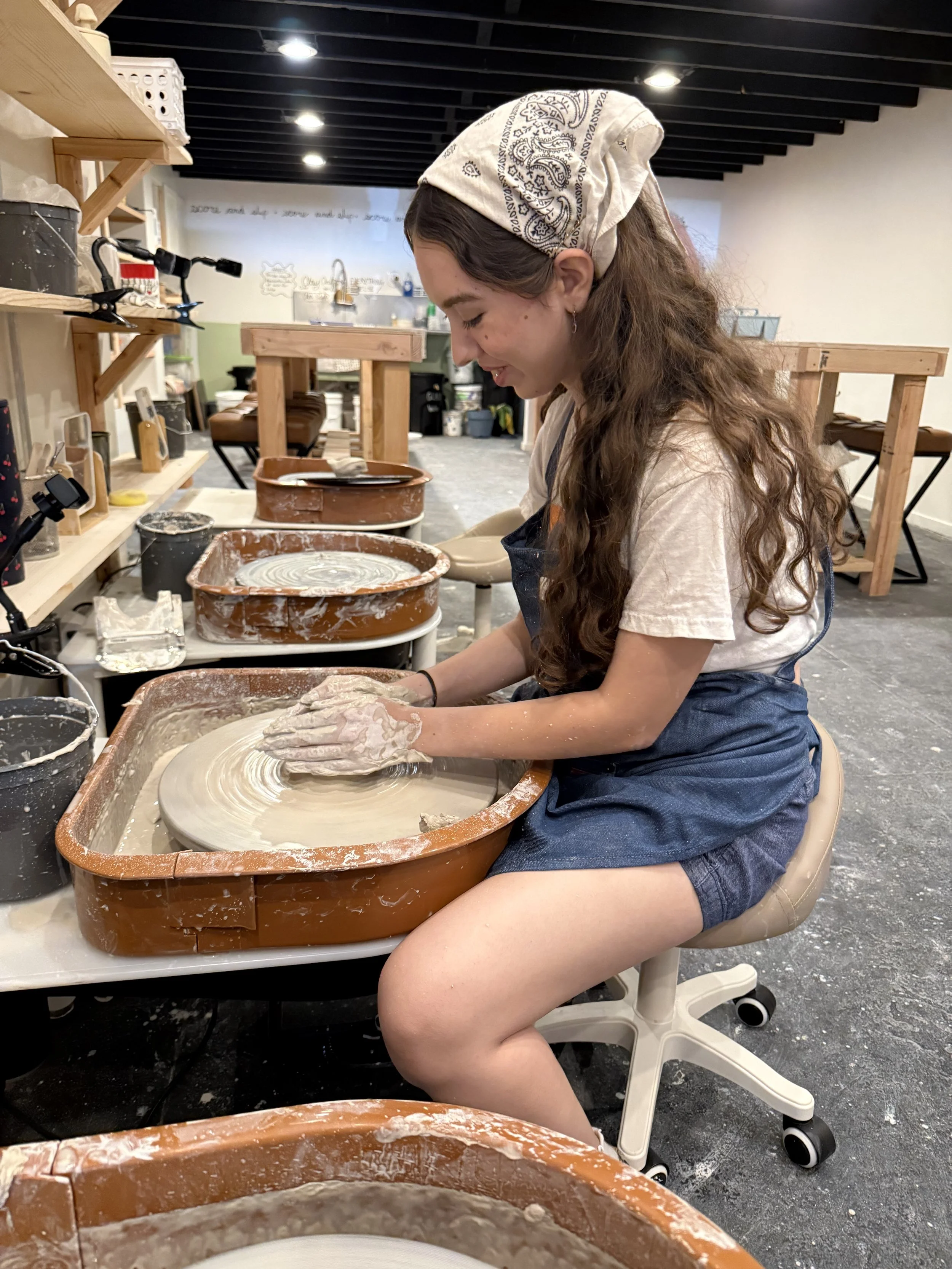2  week potters wheel course (August)