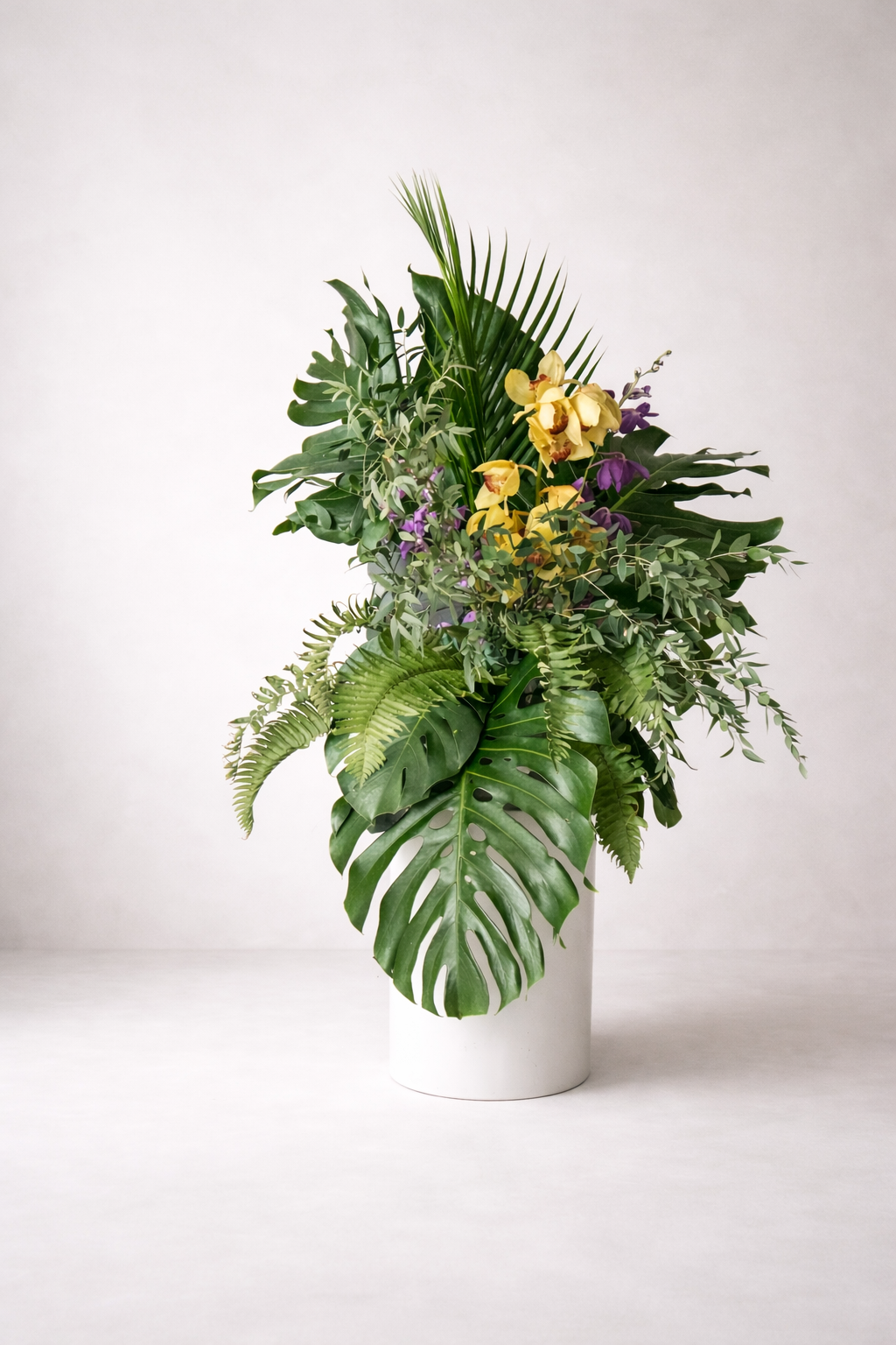 Tropical Foliage Pedestal