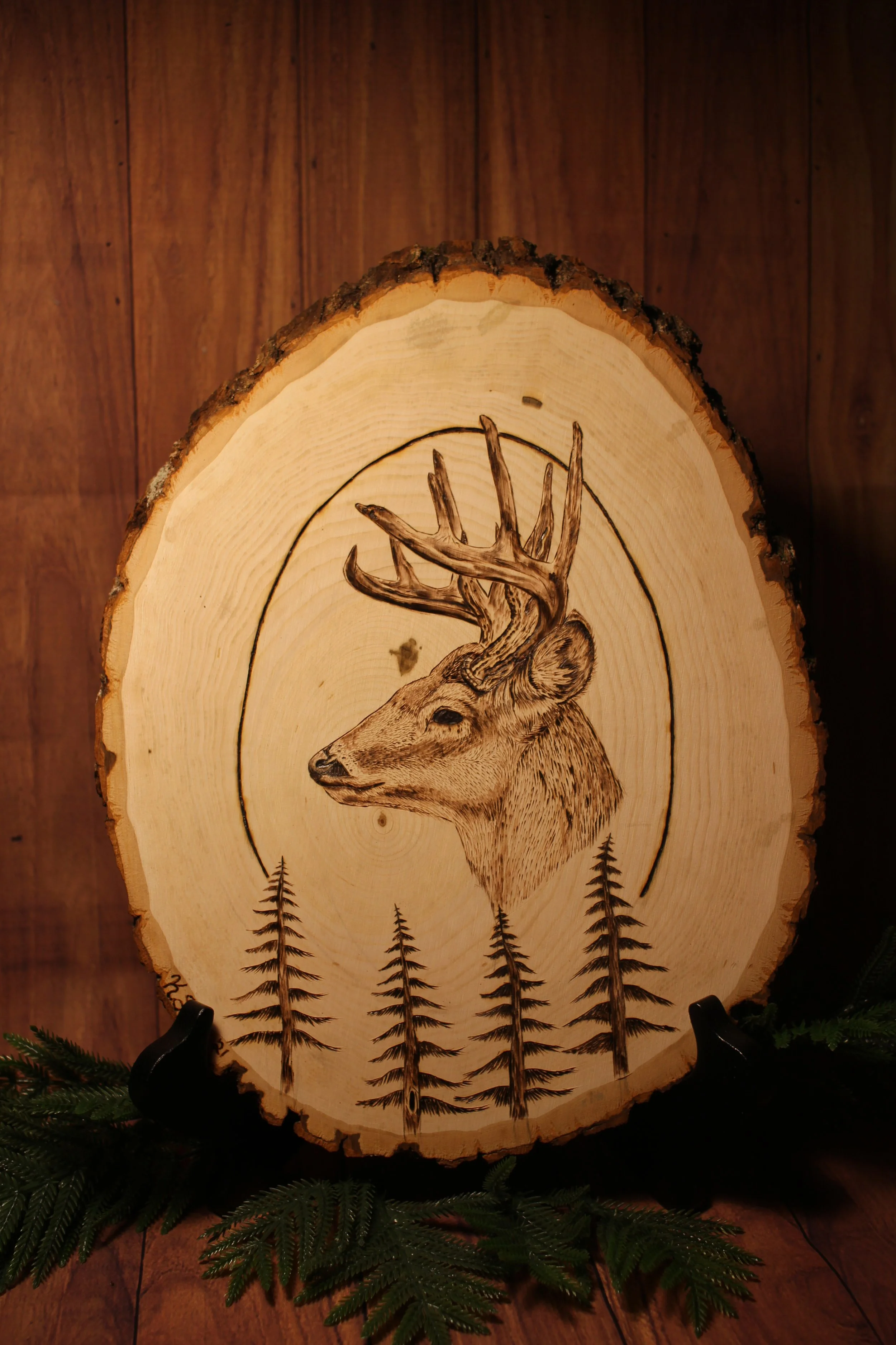 Wood Burned Portraits