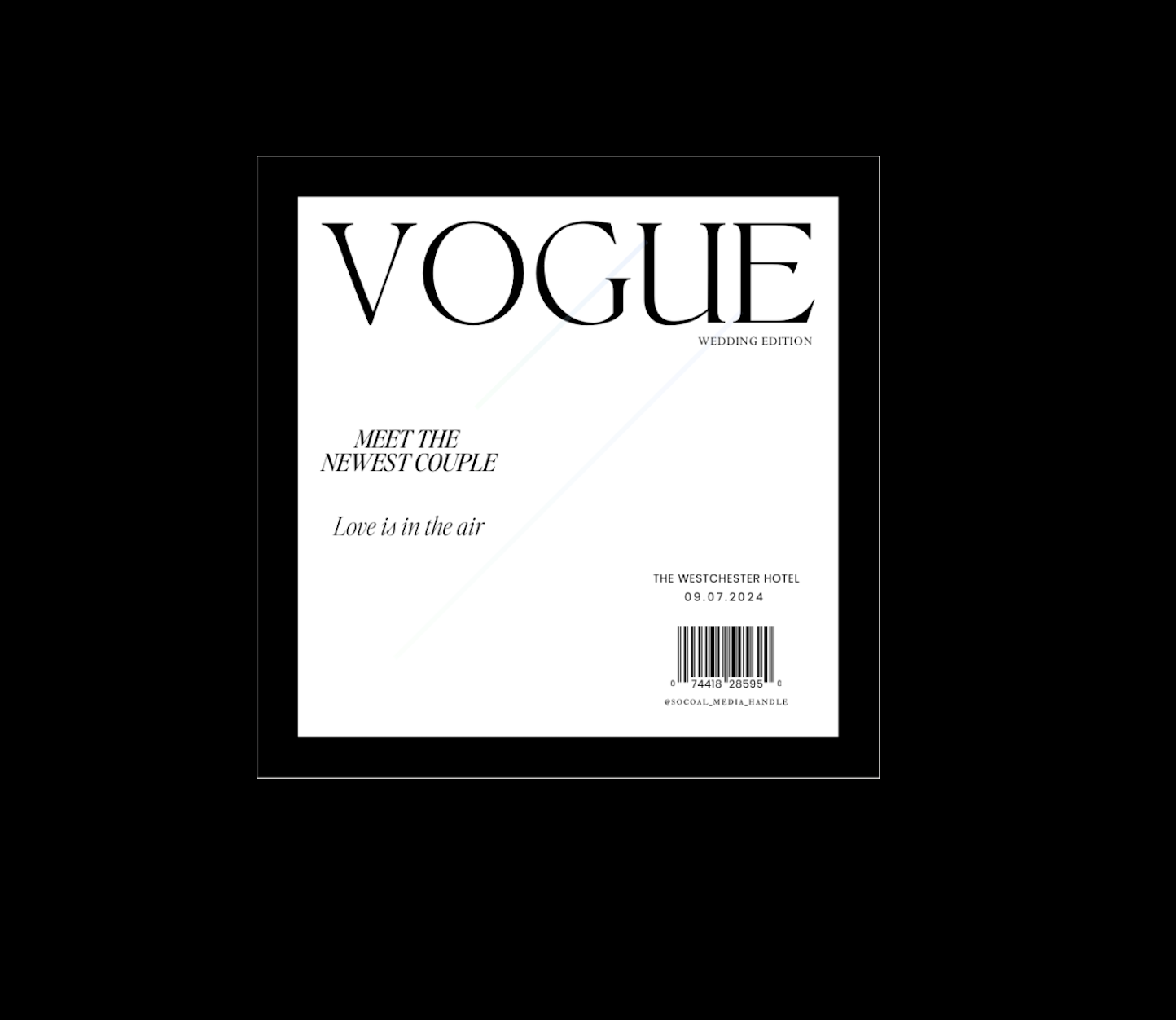 Your magazine photo booth wording guideline