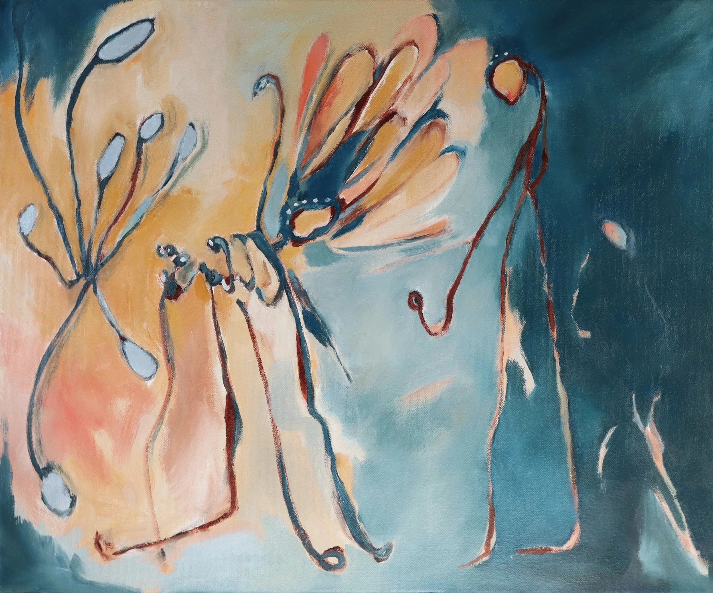 The Gift of Belonging, oil on gallery wrapped canvas, 20 x 24, 2026