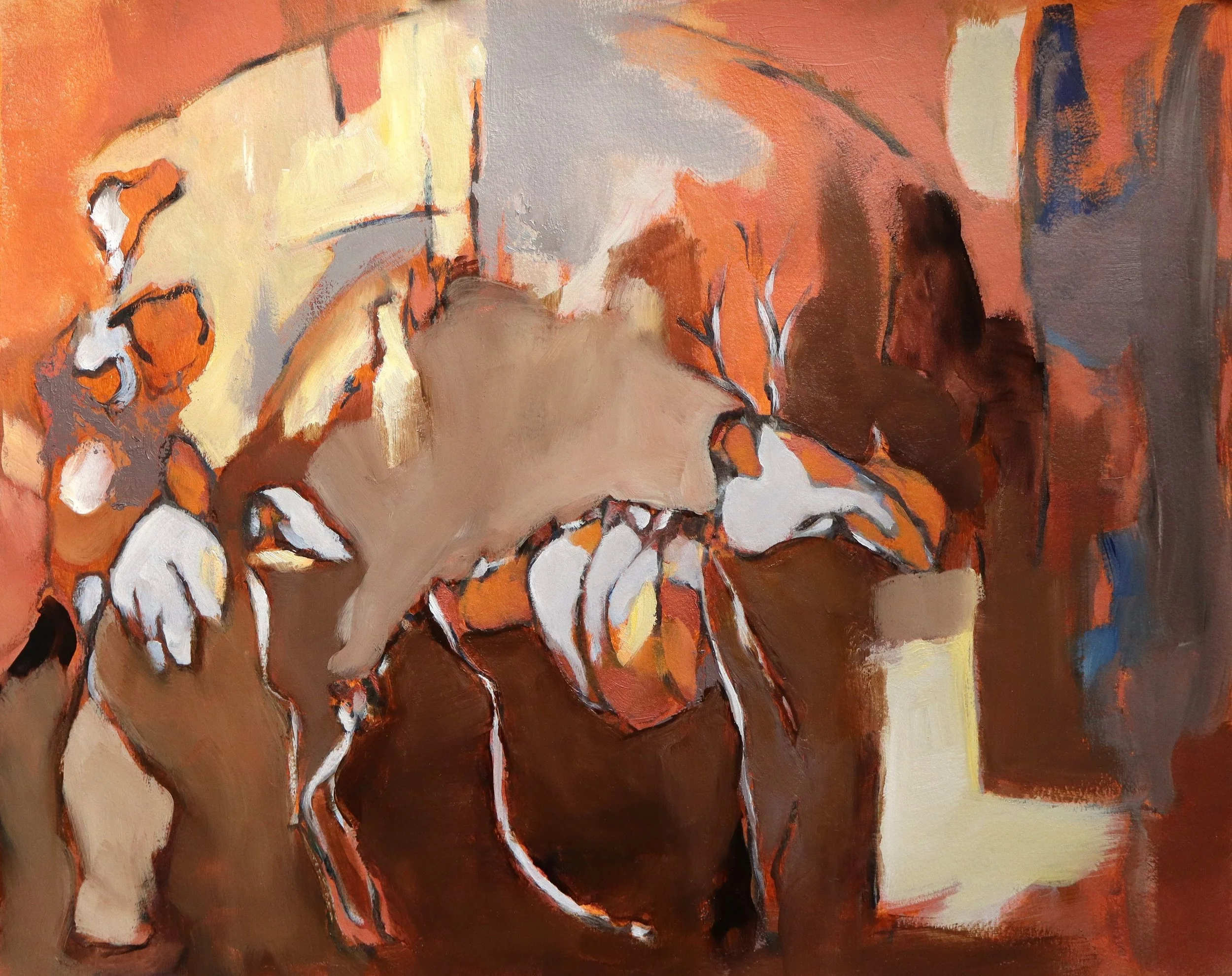  A Kind of Homecoming, oil on cradled panel, 16 x 20, 2025