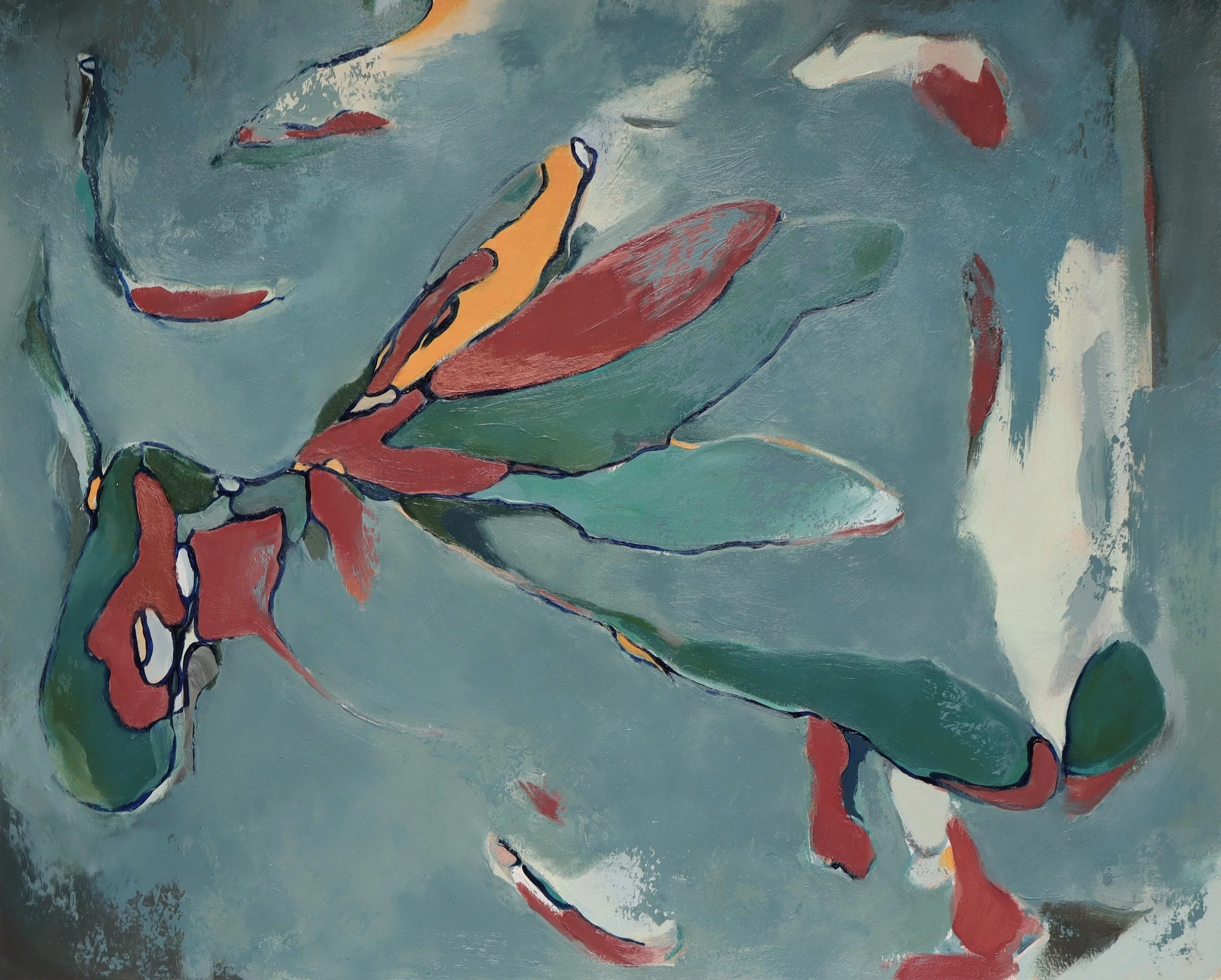 In Defense Against the Current Order, oil on cradled panel, 16 x 20, 2026