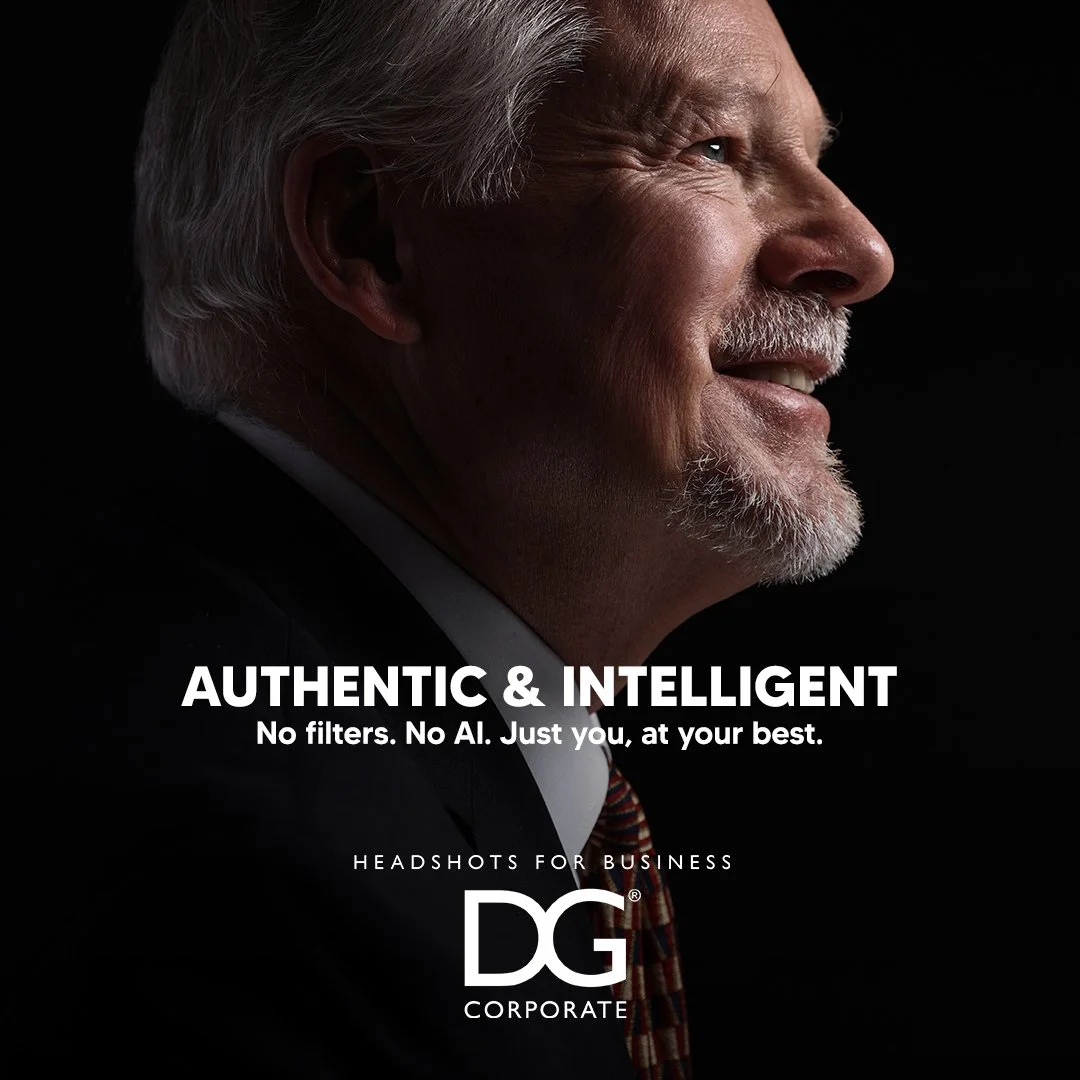 Authentic &amp; Intelligent Photographers. No filters. No AI. Just you, at your best.

&ldquo;Some things technology shouldn&rsquo;t replace. Your face is one of them.&rdquo; 
- Doren Gabriel, CEO, DG CORPORATE

www.dg-corporate.co.uk