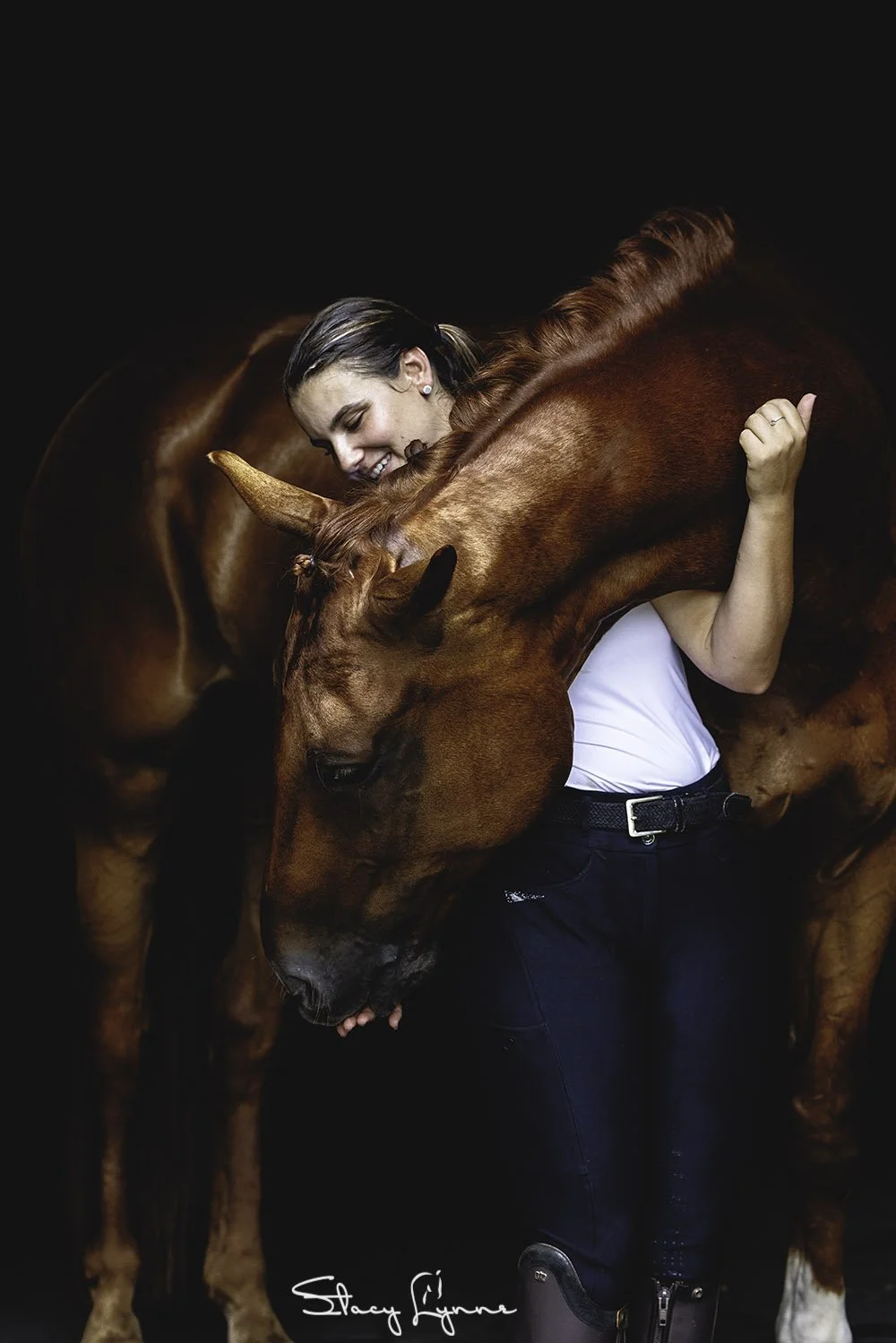 Woman and her horse