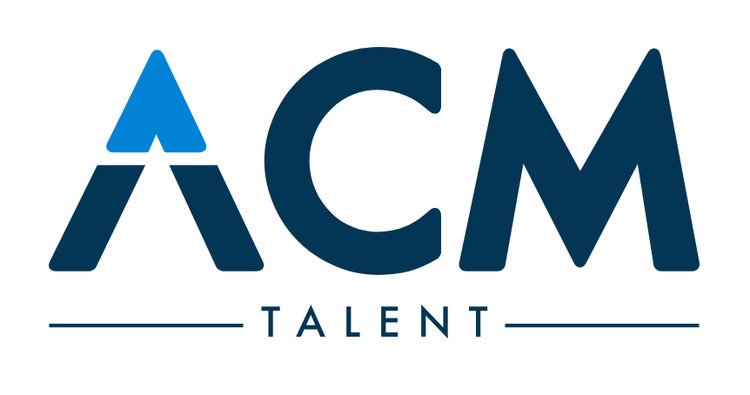 ACM Talent logo with stylized 'A' and plain 'CMC' and the word 'Talent' below, separated by lines.