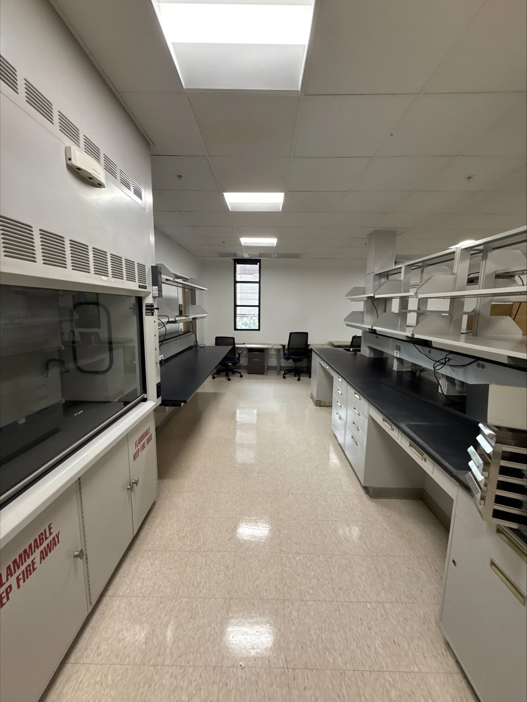 Spacious new lab space